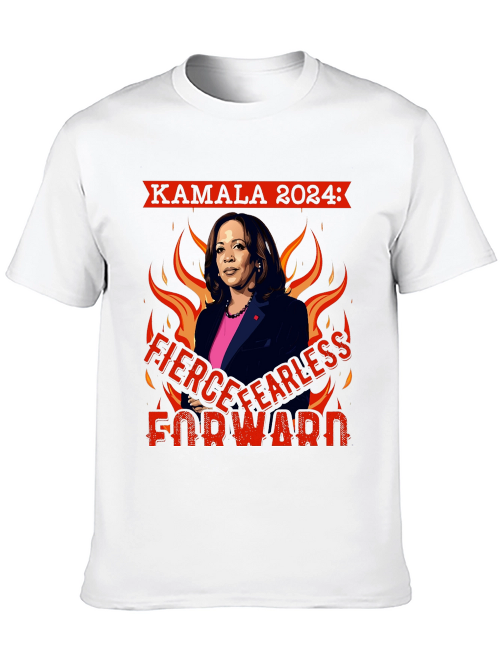Kamala 2024 Fierce Fearless Forward T-Shirt