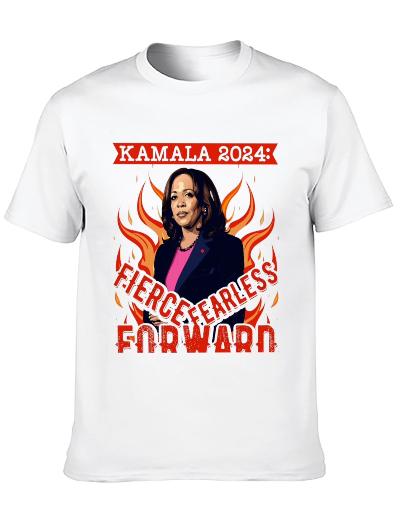 Kamala 2024 Fierce Fearless Forward T-Shirt