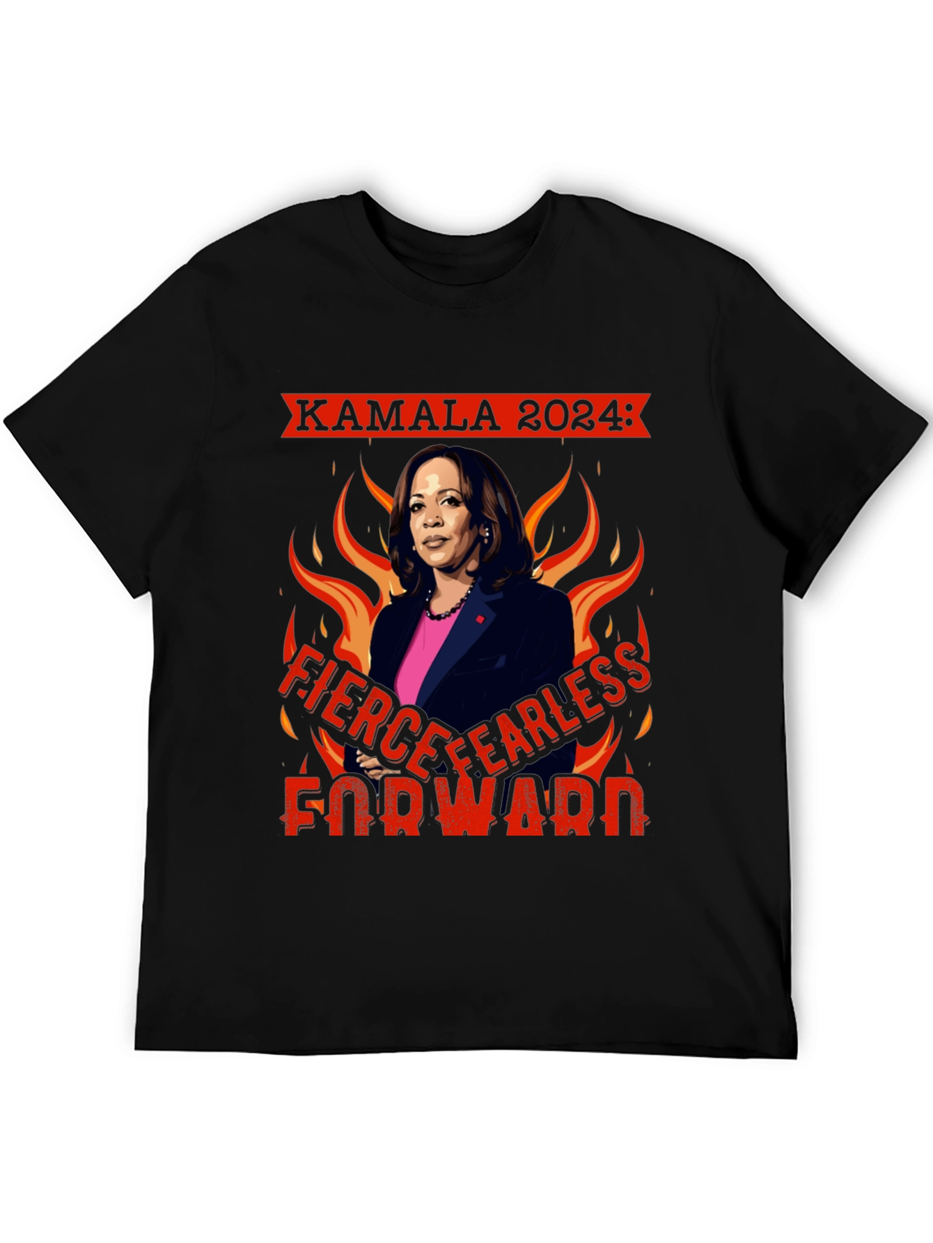 Kamala 2024 Fierce Fearless Forward T-Shirt