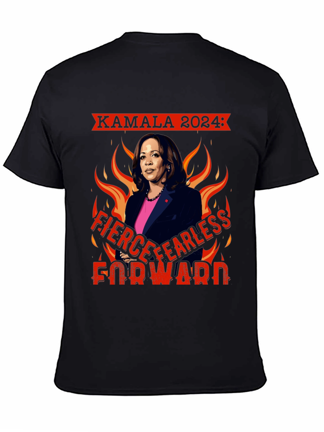 Kamala 2024 Fierce Fearless Forward T-Shirt