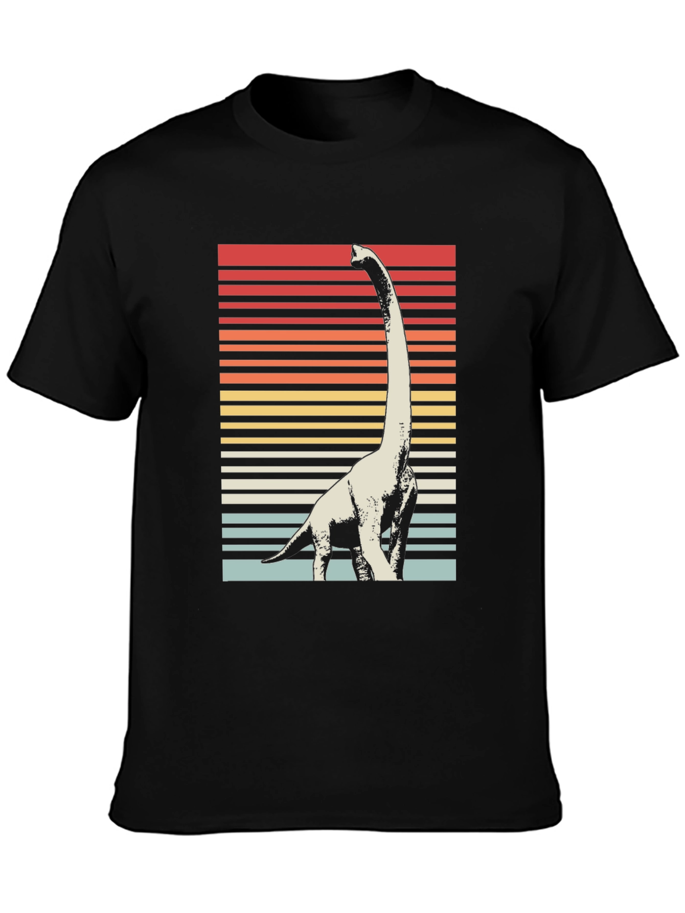 Retro Dinosaur T-Shirt - Vintage Brachiosaurus Tee