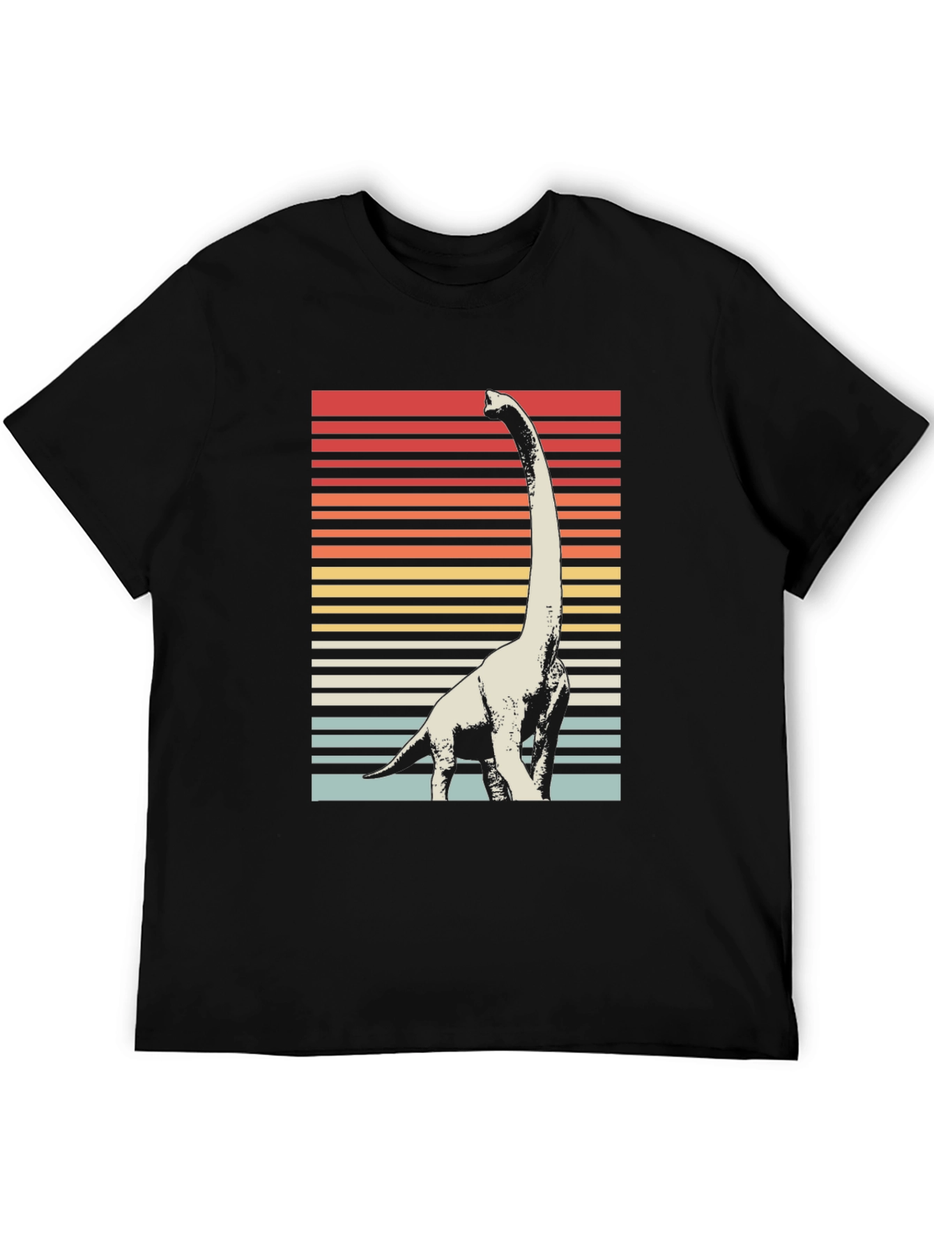 Retro Dinosaur T-Shirt - Vintage Brachiosaurus Tee