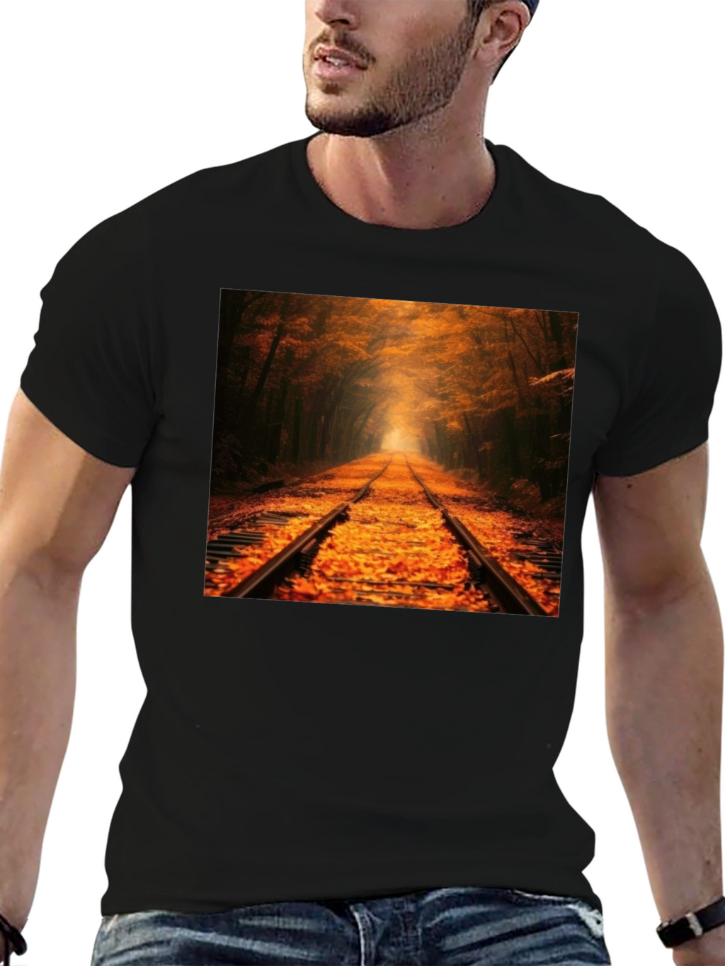 Autumn Rails Graphic Tee - Natures Path
