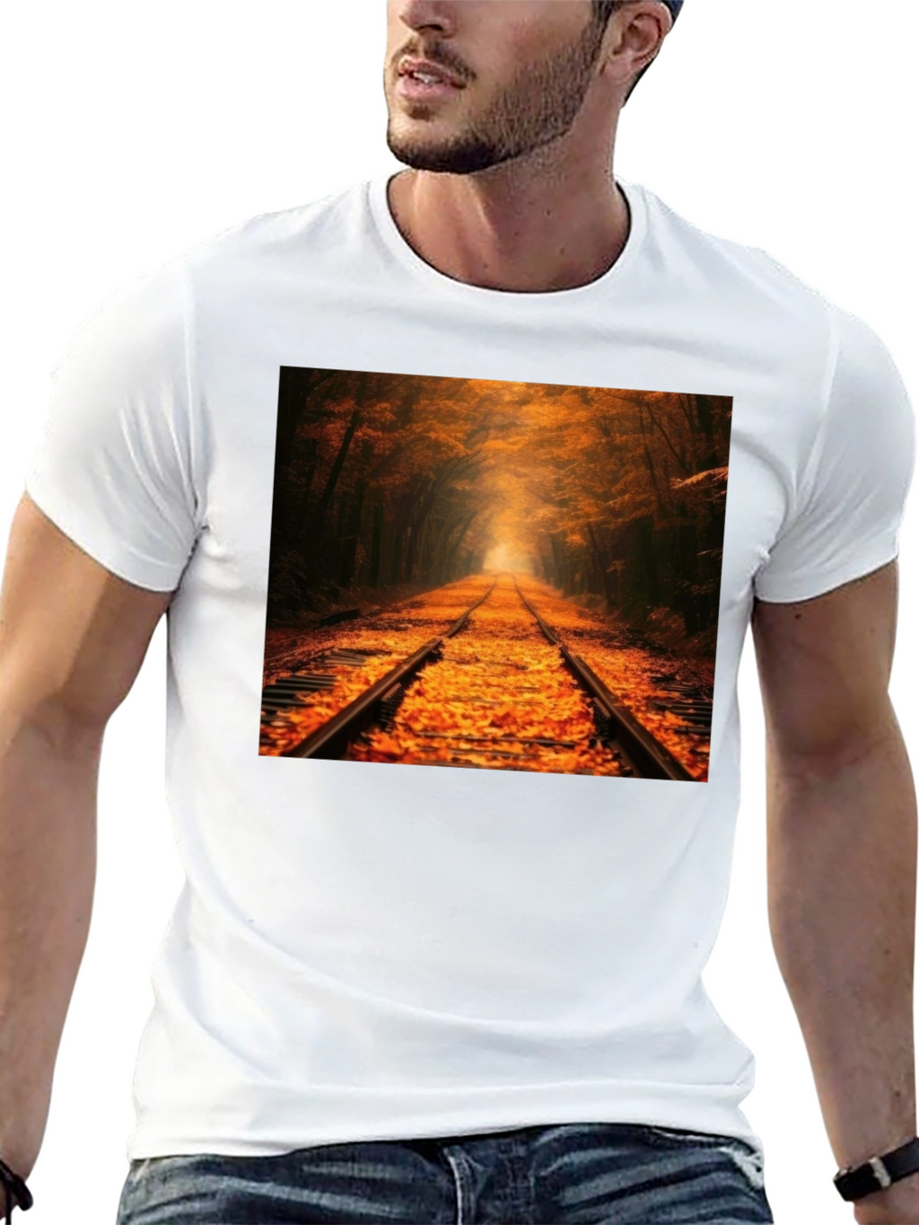 Autumn Rails Graphic Tee - Natures Path