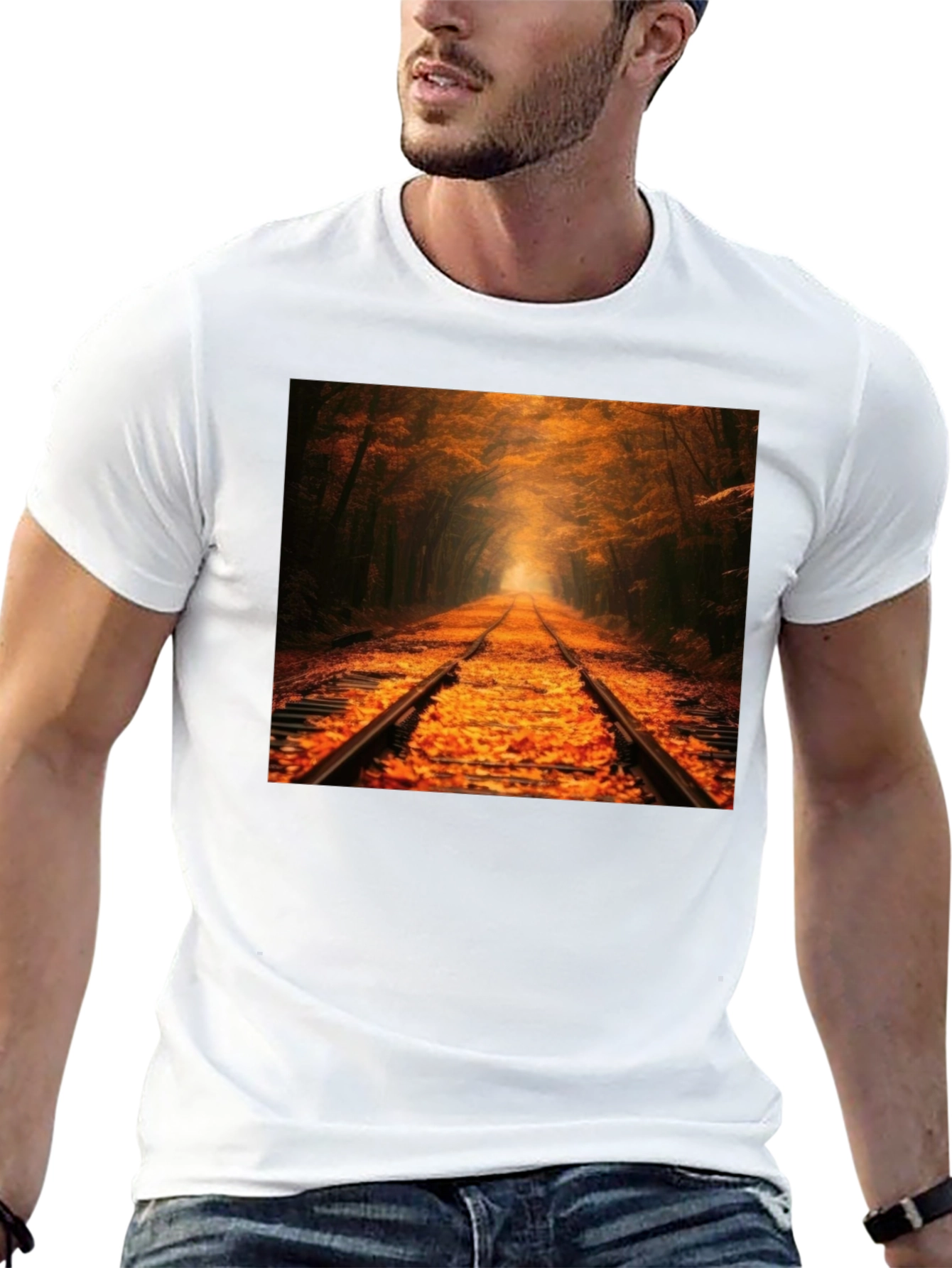 Autumn Rails Graphic Tee - Natures Path