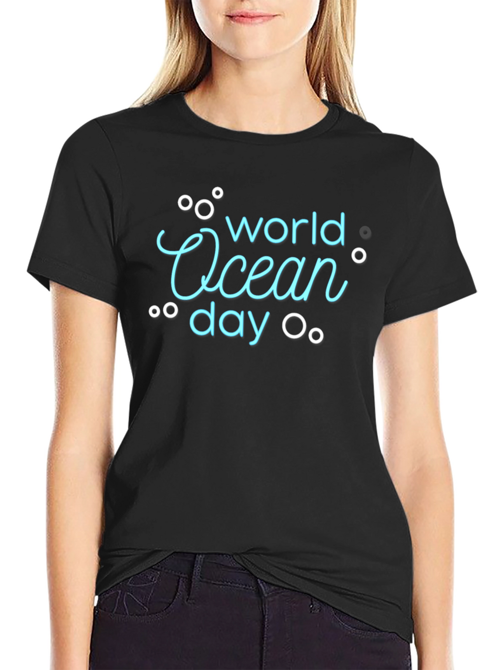 World Ocean Day Graphic Tee - Black