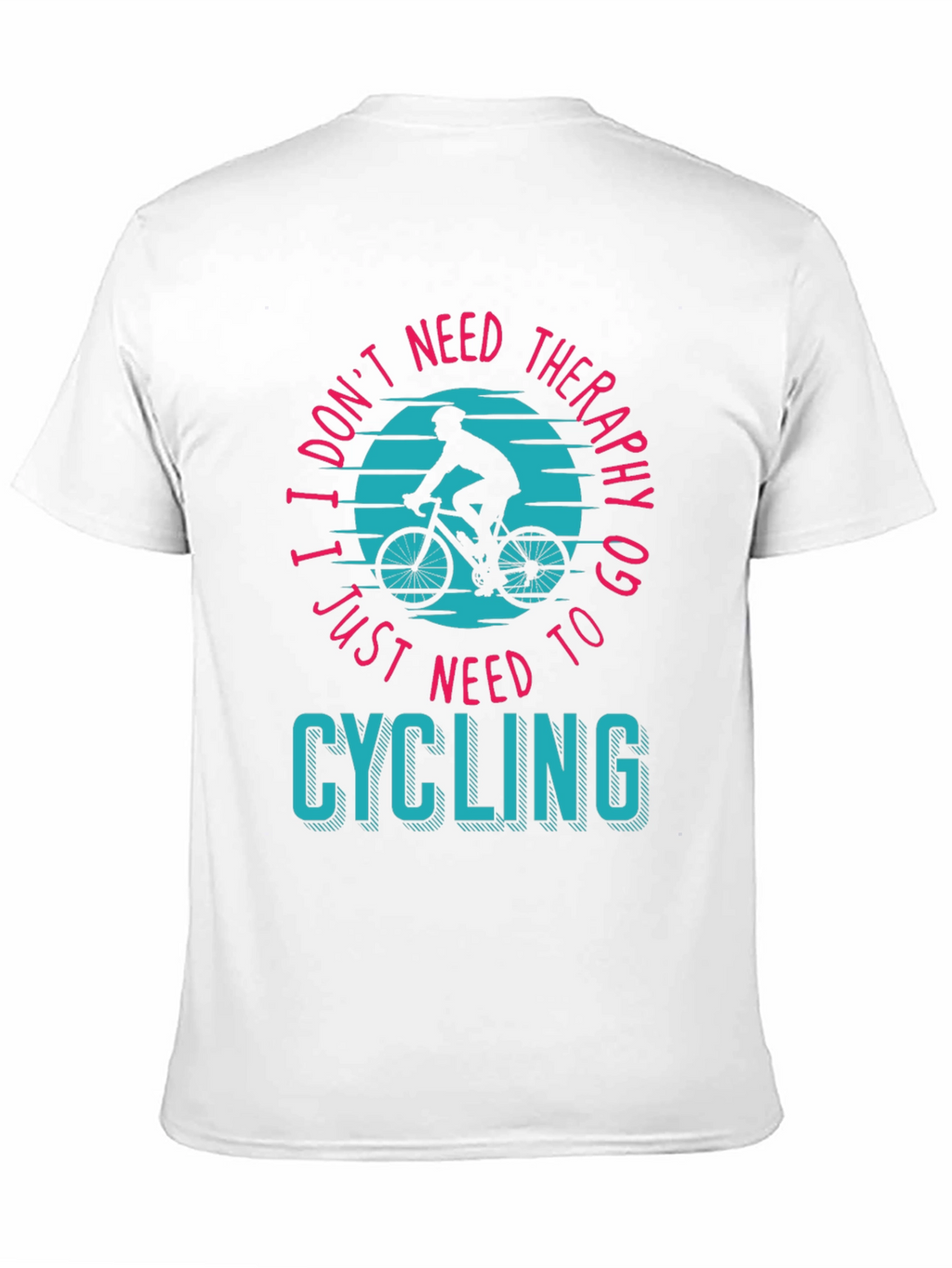 Cycling Therapy T-Shirt - Bike Lover Apparel