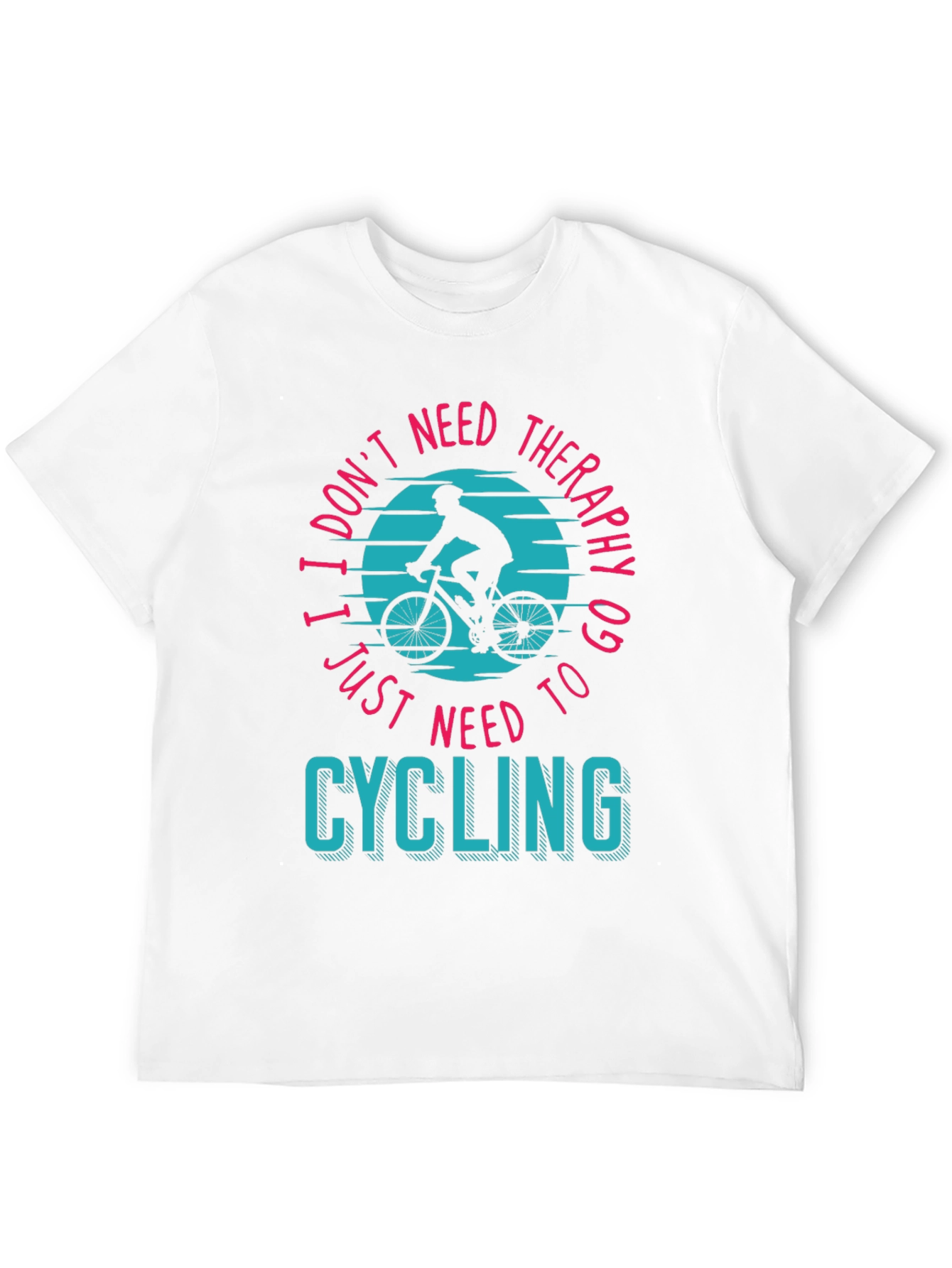 Cycling Therapy T-Shirt - Bike Lover Apparel