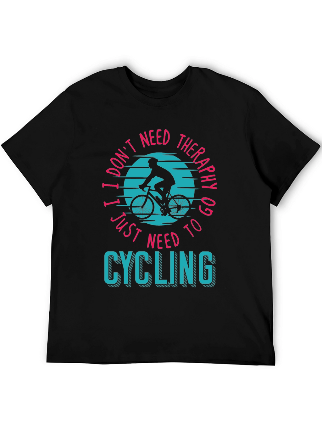 Cycling Therapy T-Shirt - Bike Lover Apparel