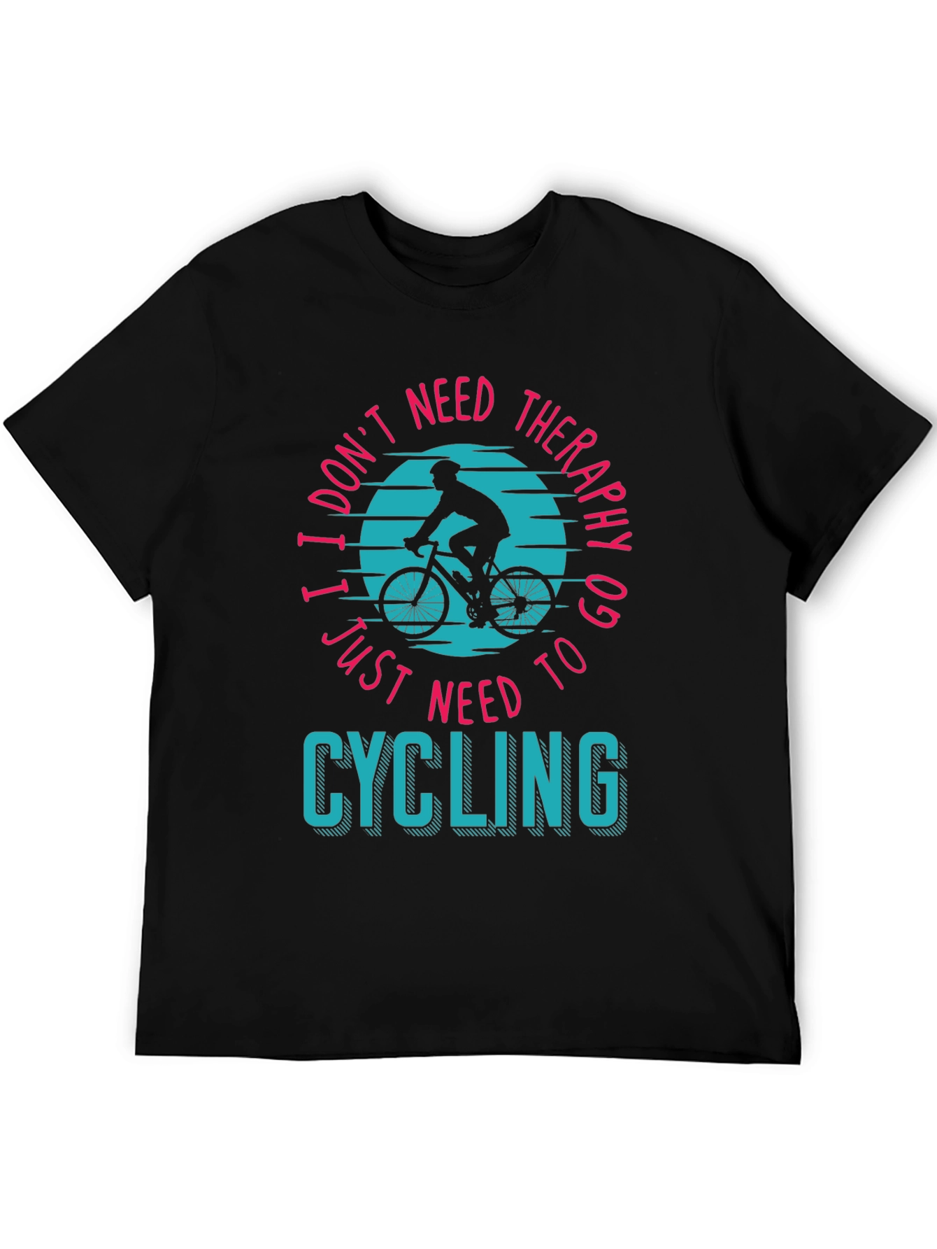 Cycling Therapy T-Shirt - Bike Lover Apparel