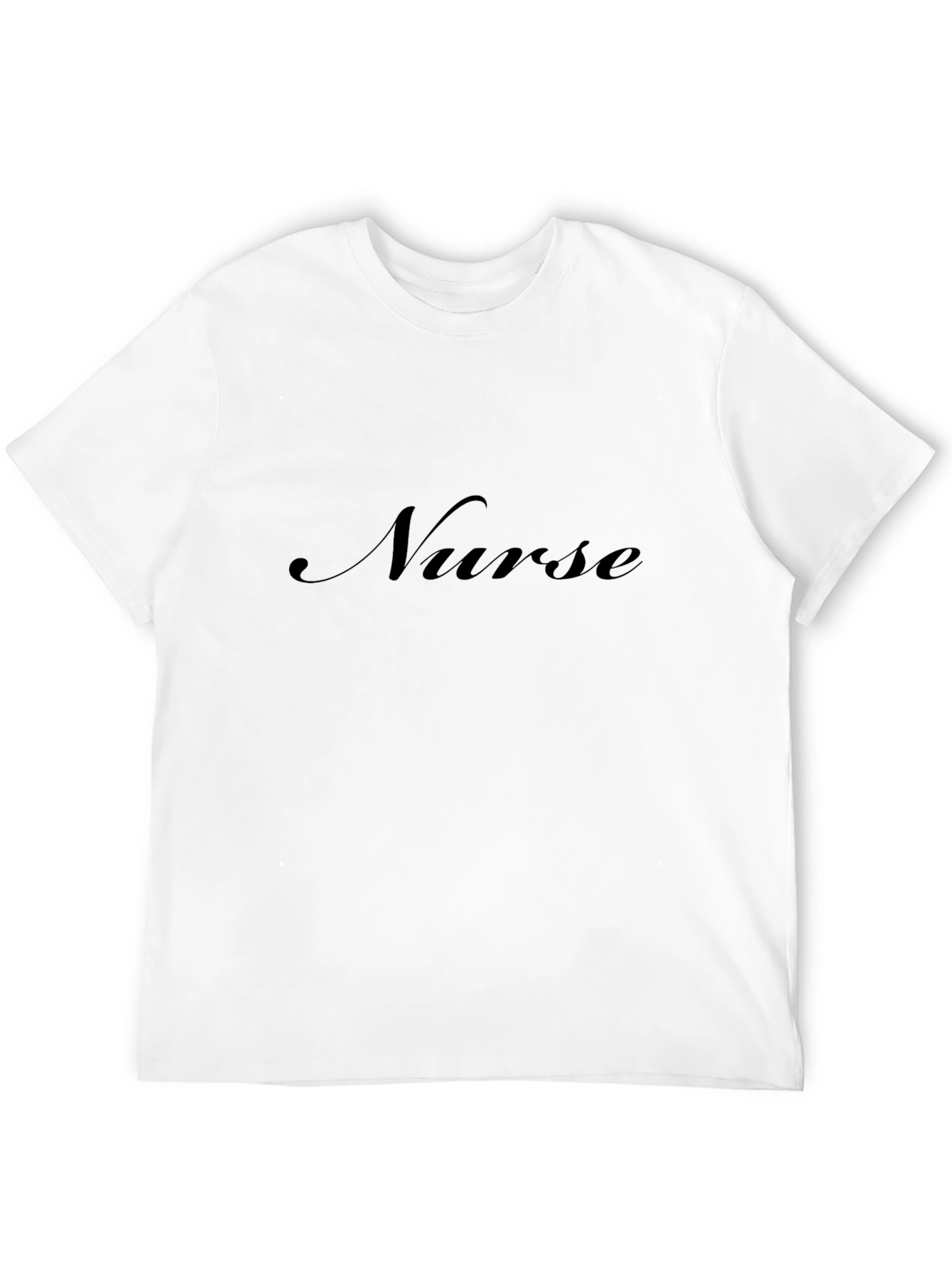 Nurse Black T-Shirt Casual Tee