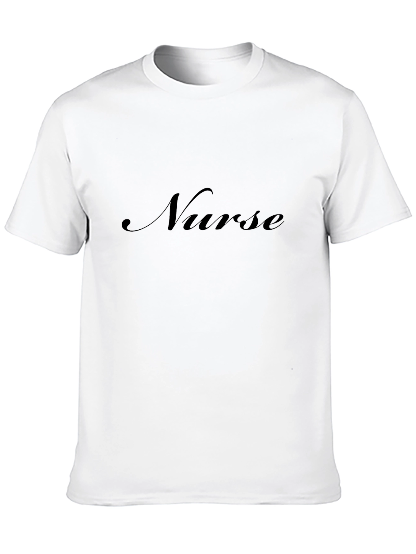 Nurse Black T-Shirt Casual Tee