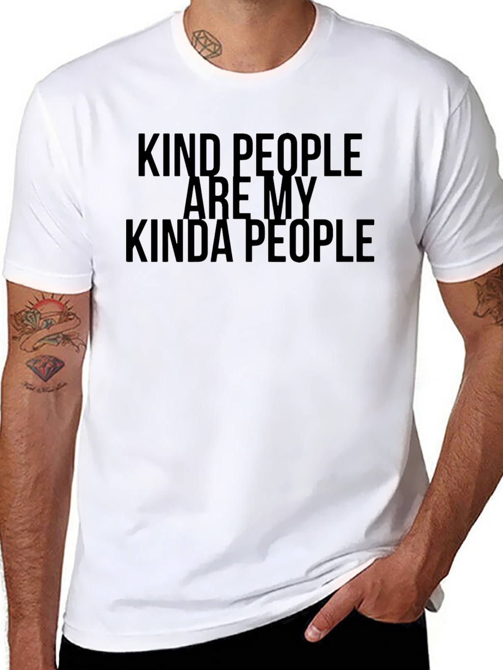 Kind People Graphic Tee - Soft Cotton Comfort