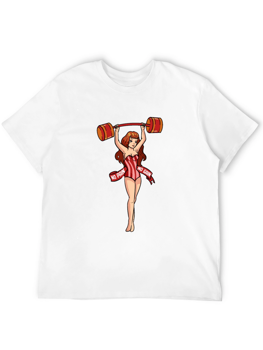 No Pain No Gain Womans Weightlifting T-Shirt