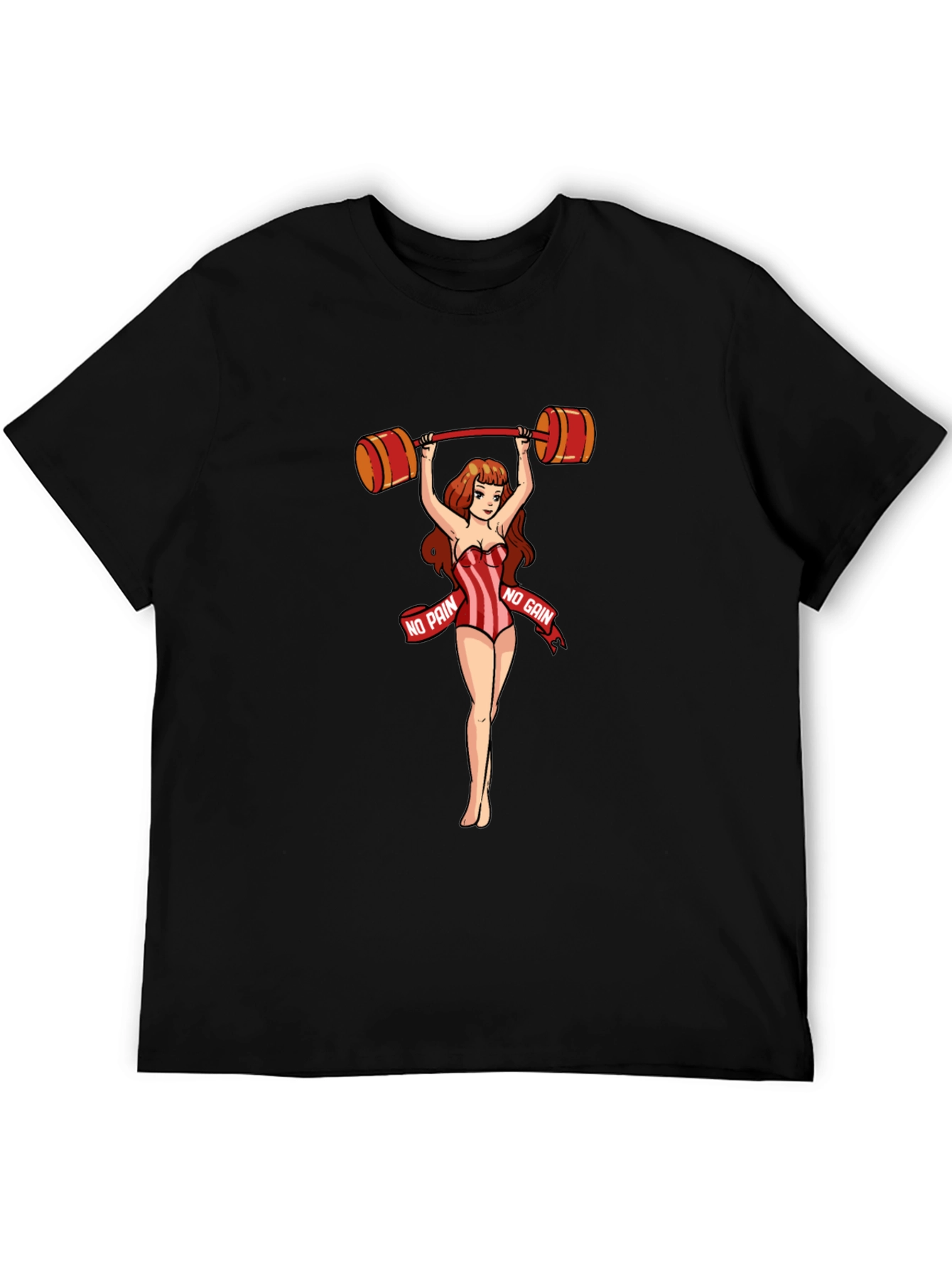 No Pain No Gain Womans Weightlifting T-Shirt