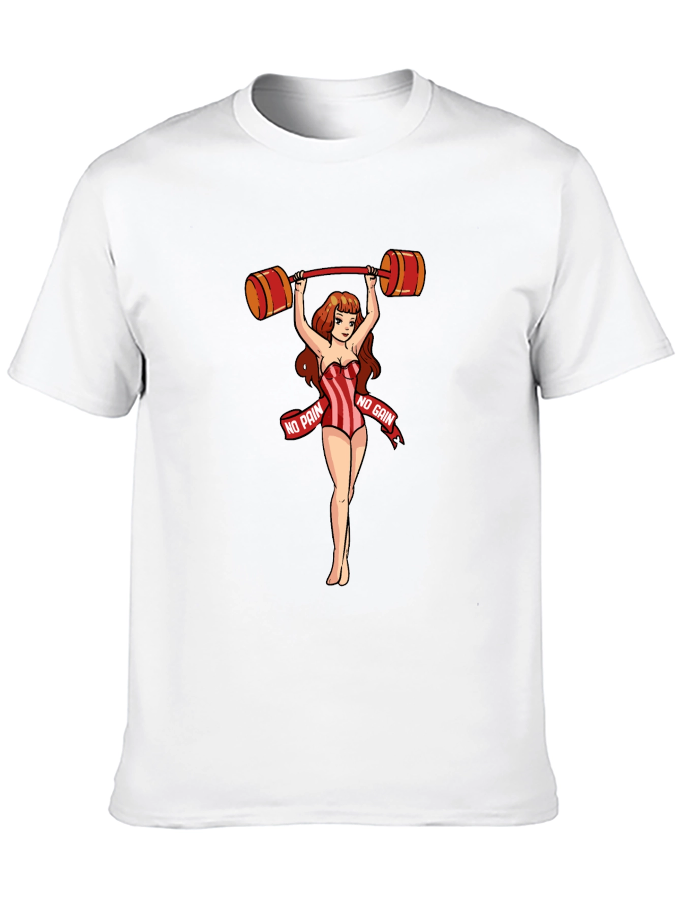 No Pain No Gain Womans Weightlifting T-Shirt
