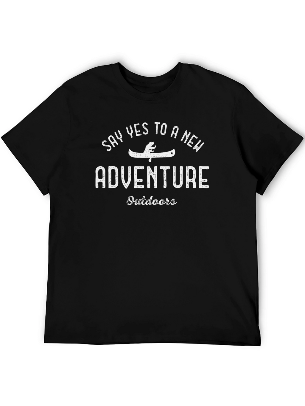 Adventure Outdoors Black Graphic T-Shirt