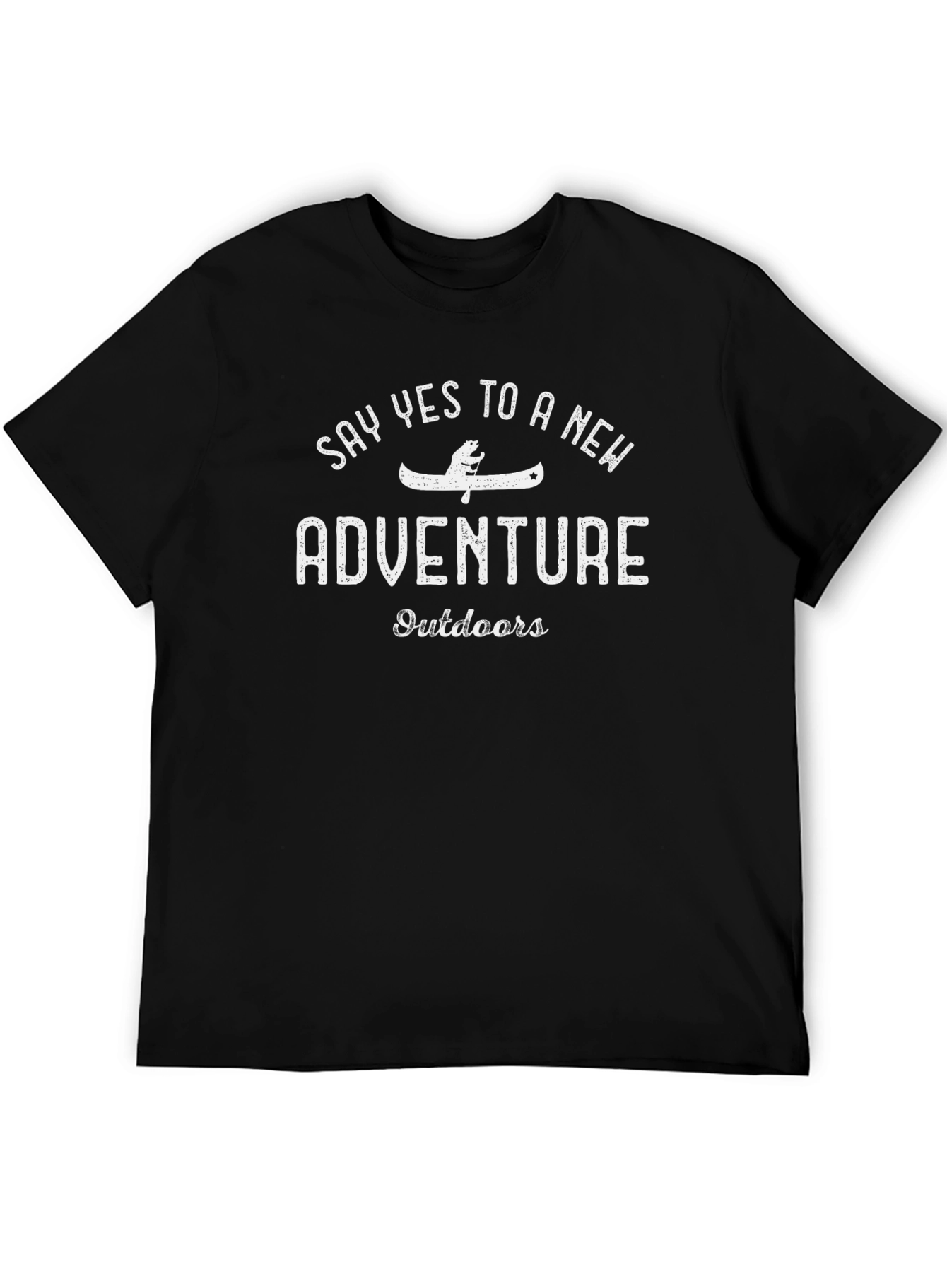 Adventure Outdoors Black Graphic T-Shirt