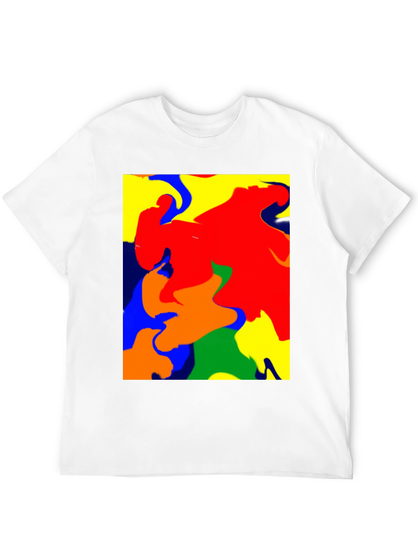 Colorful Abstract Art Graphic T-Shirt