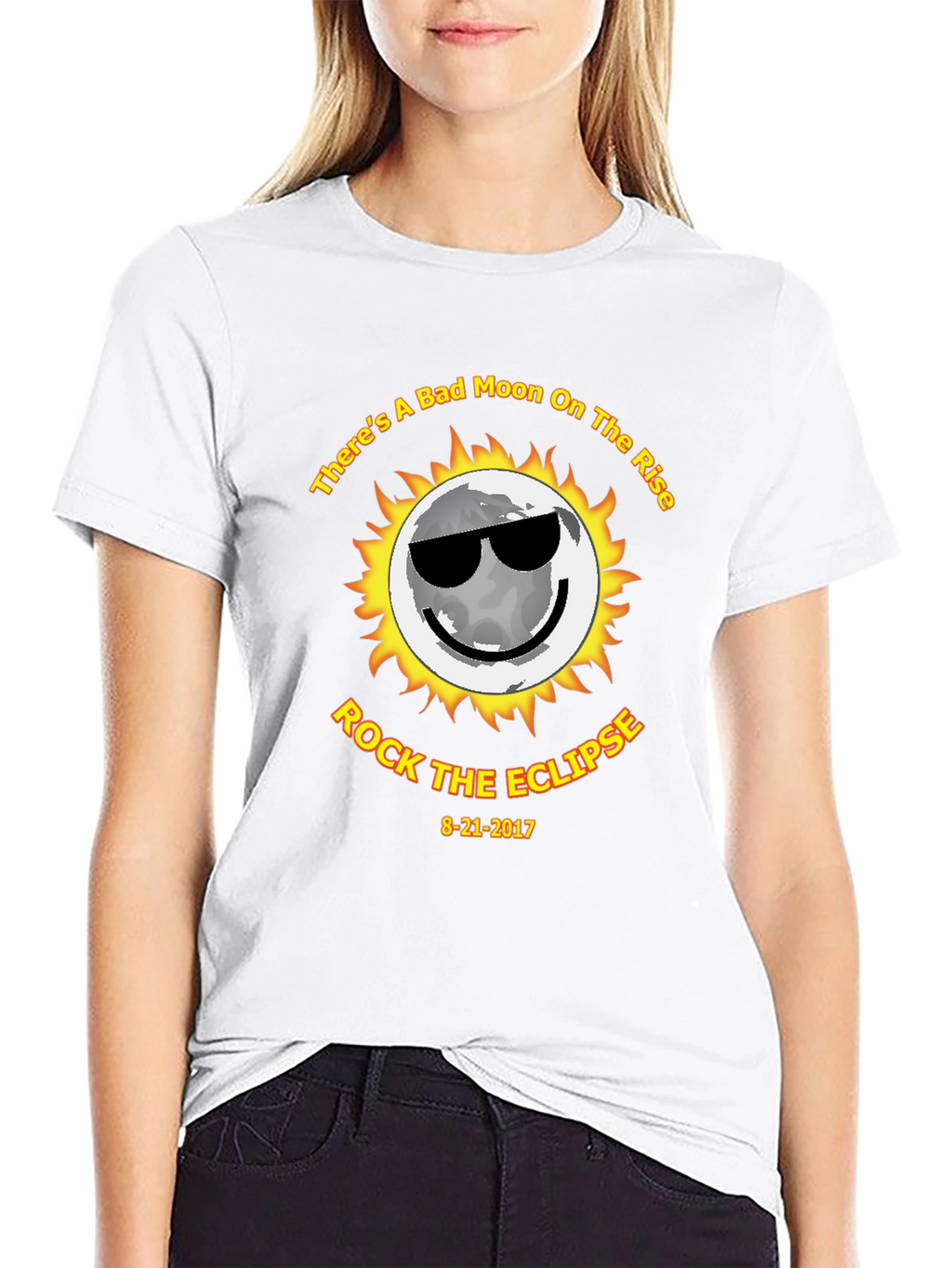 Bad Moon Eclipse T-Shirt - Rock the Eclipse 8-21-2017