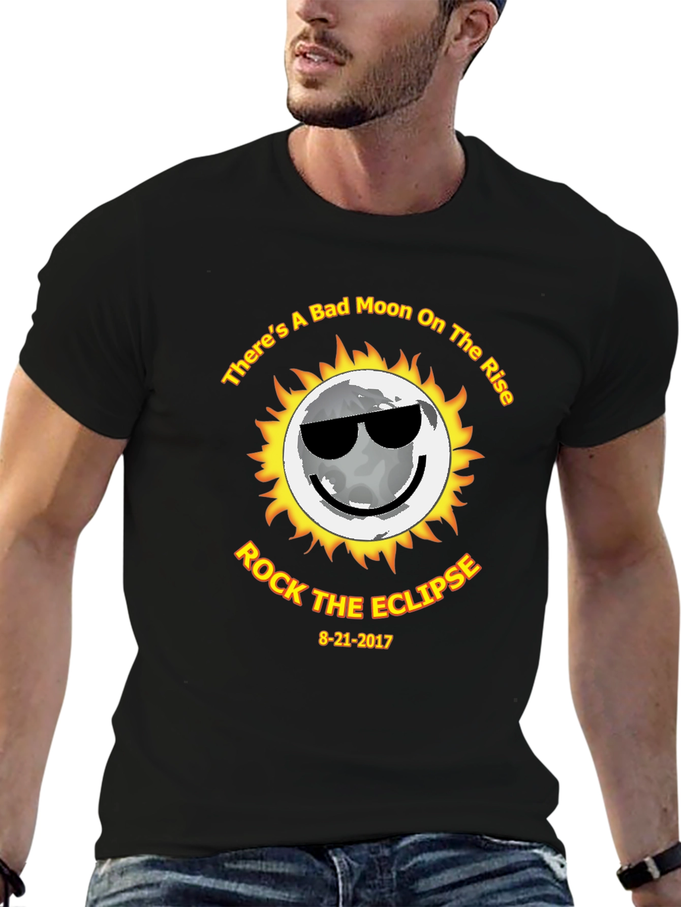 Bad Moon Eclipse T-Shirt - Rock the Eclipse 8-21-2017