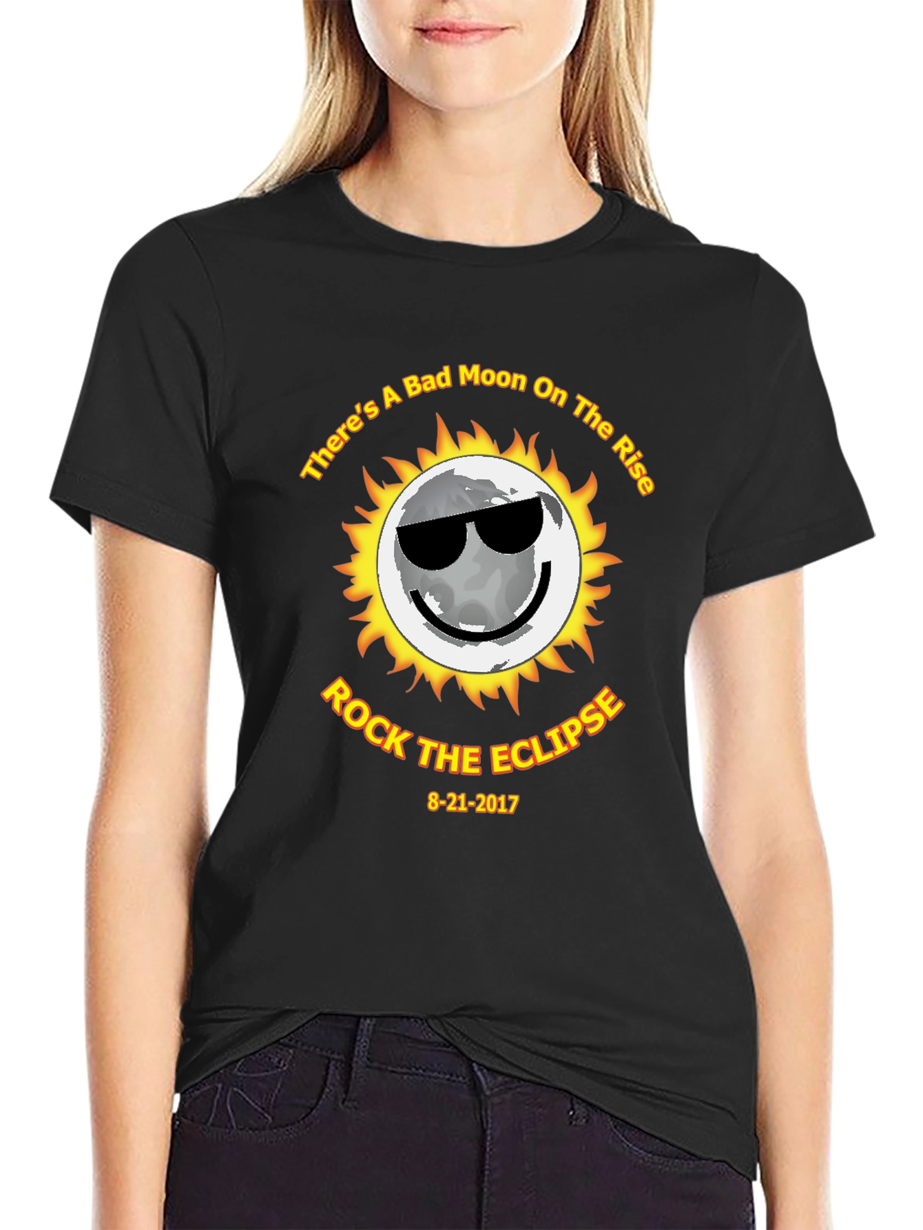 Bad Moon Eclipse T-Shirt - Rock the Eclipse 8-21-2017