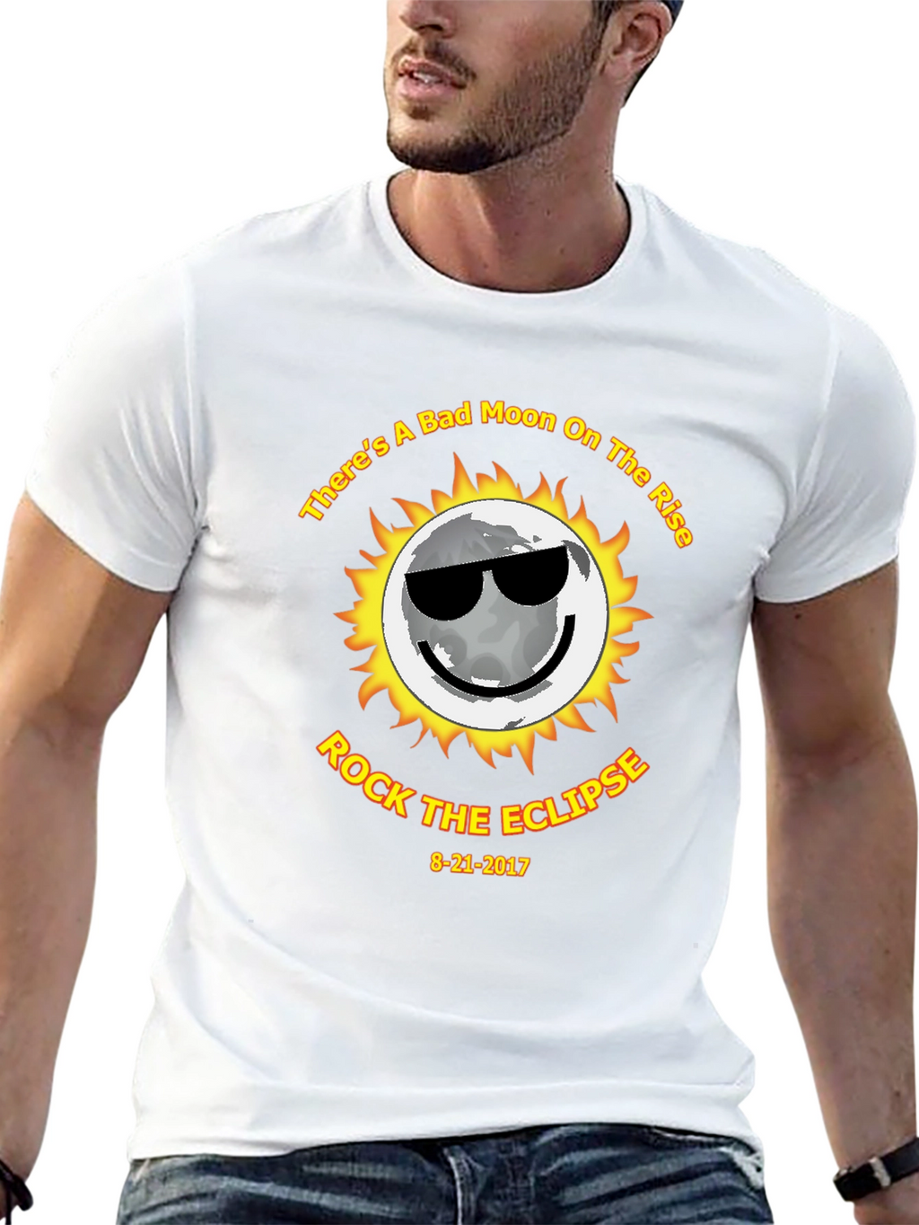 Bad Moon Eclipse T-Shirt - Rock the Eclipse 8-21-2017