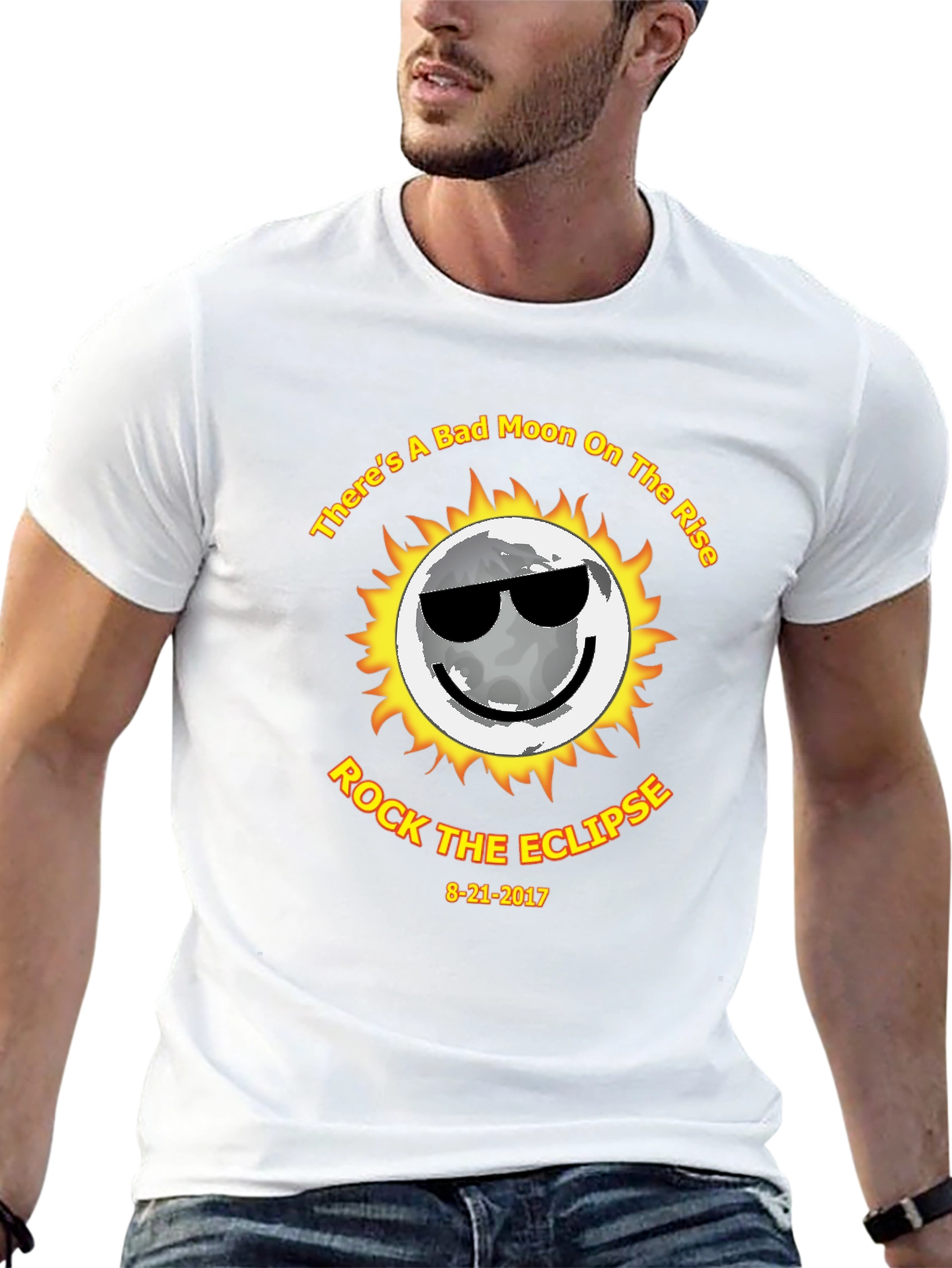 Bad Moon Eclipse T-Shirt - Rock the Eclipse 8-21-2017