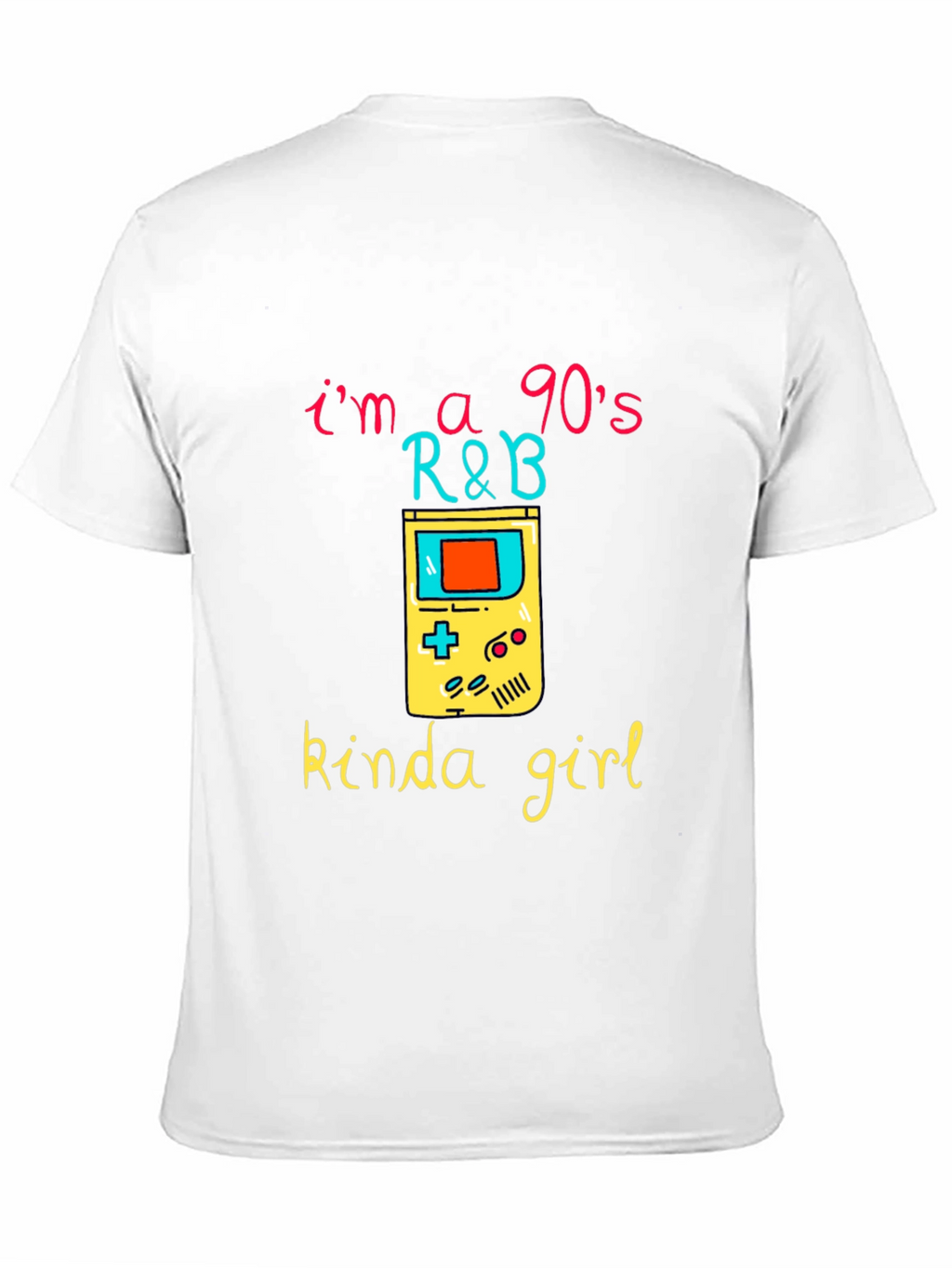90s R&B Kinda Girl Black Graphic Tee