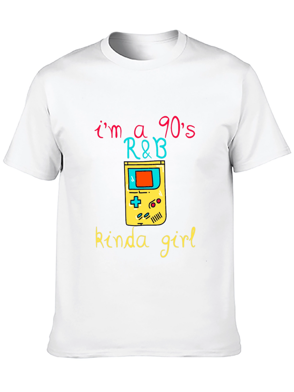 90s R&B Kinda Girl Black Graphic Tee