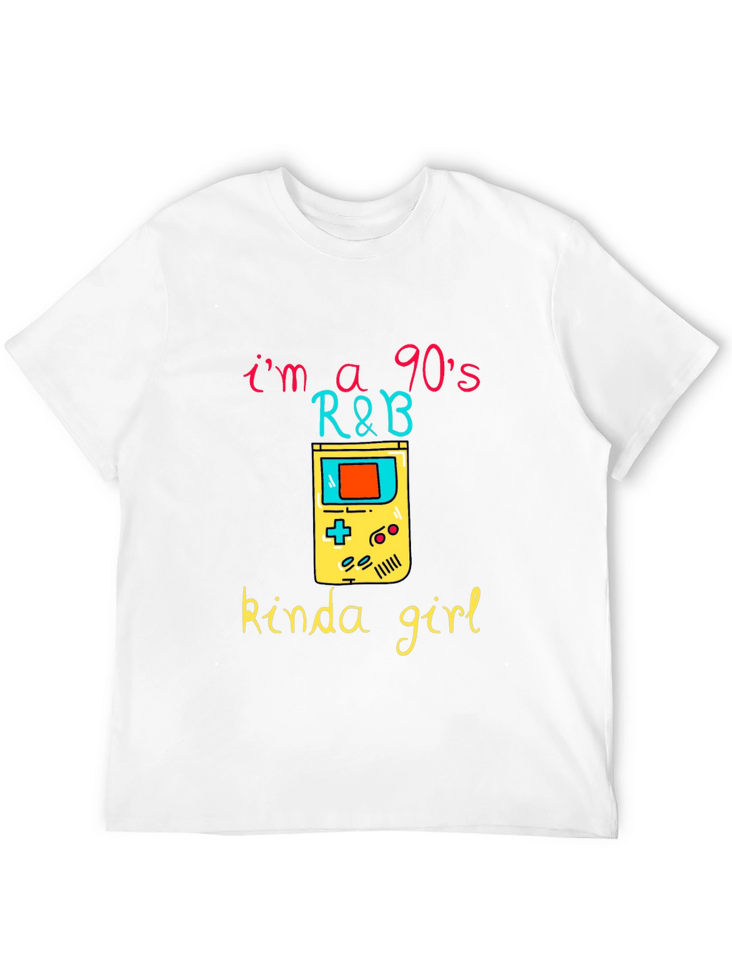 90s R&B Kinda Girl Black Graphic Tee