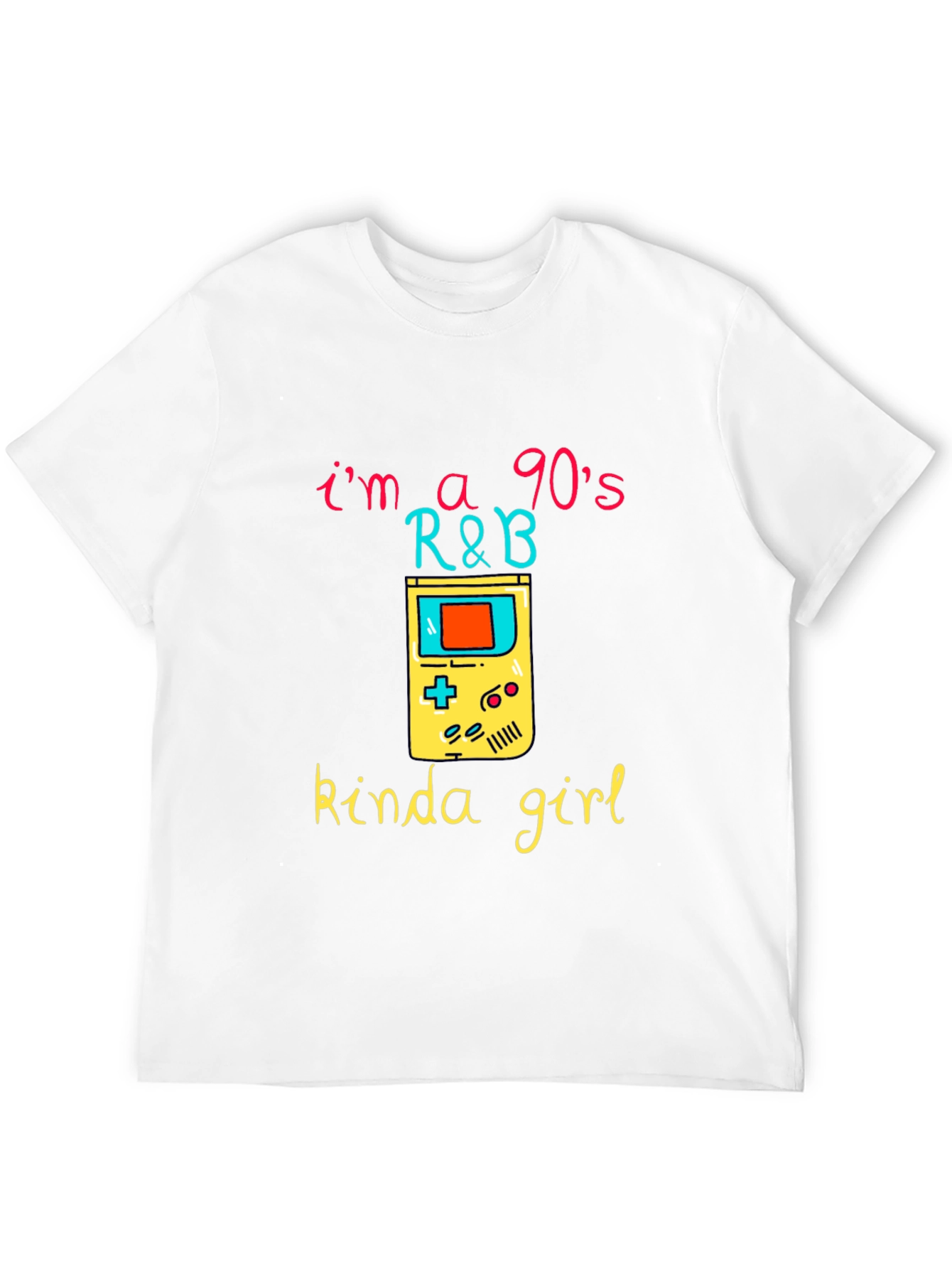 90s R&B Kinda Girl Black Graphic Tee