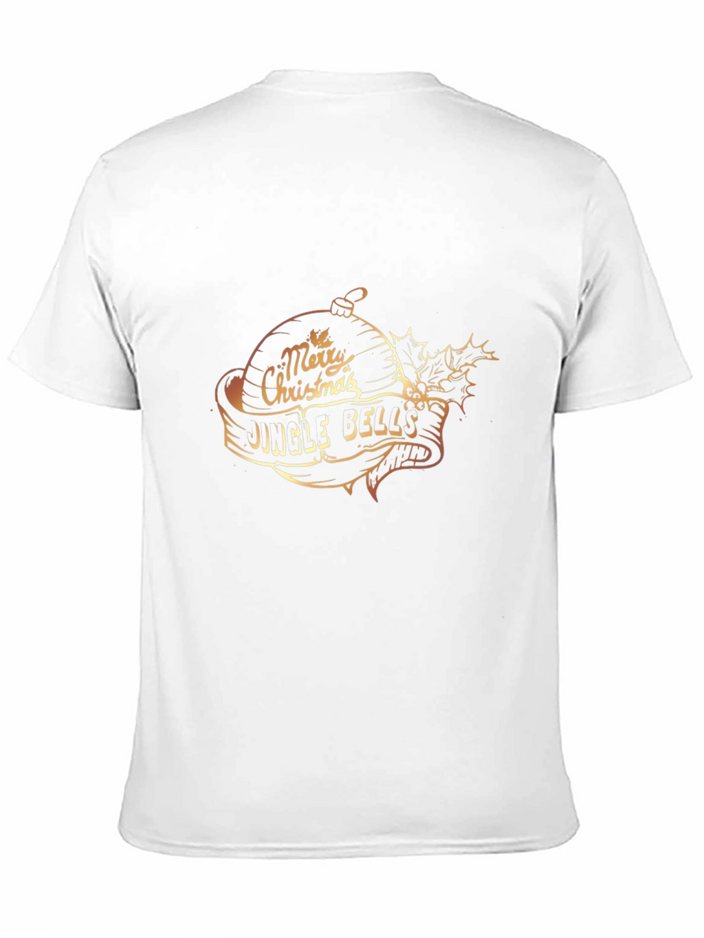 Festive Merry Christmas Jingle Bells Graphic T-Shirt