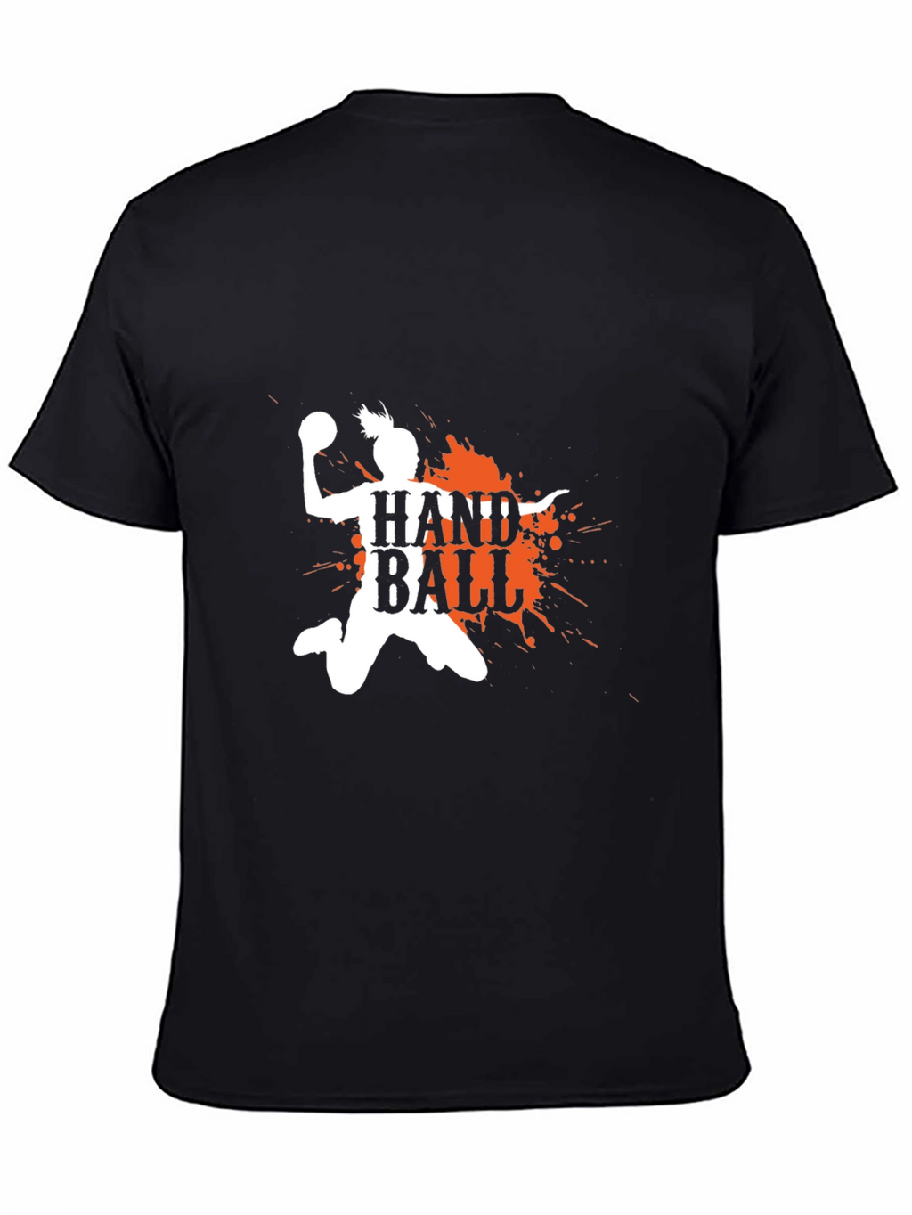 Handball Player Graphic Print T-Shirt