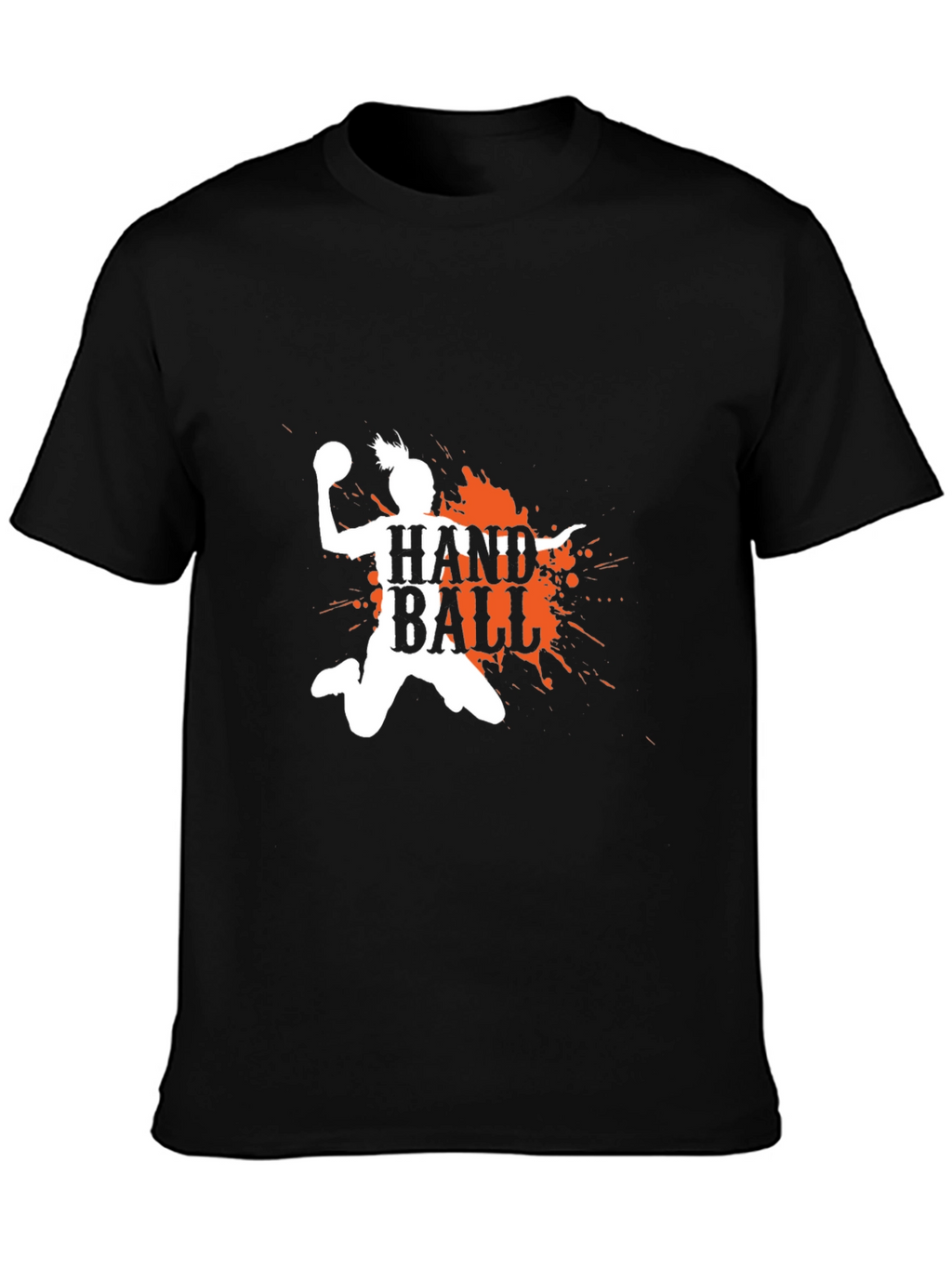 Handball Player Graphic Print T-Shirt