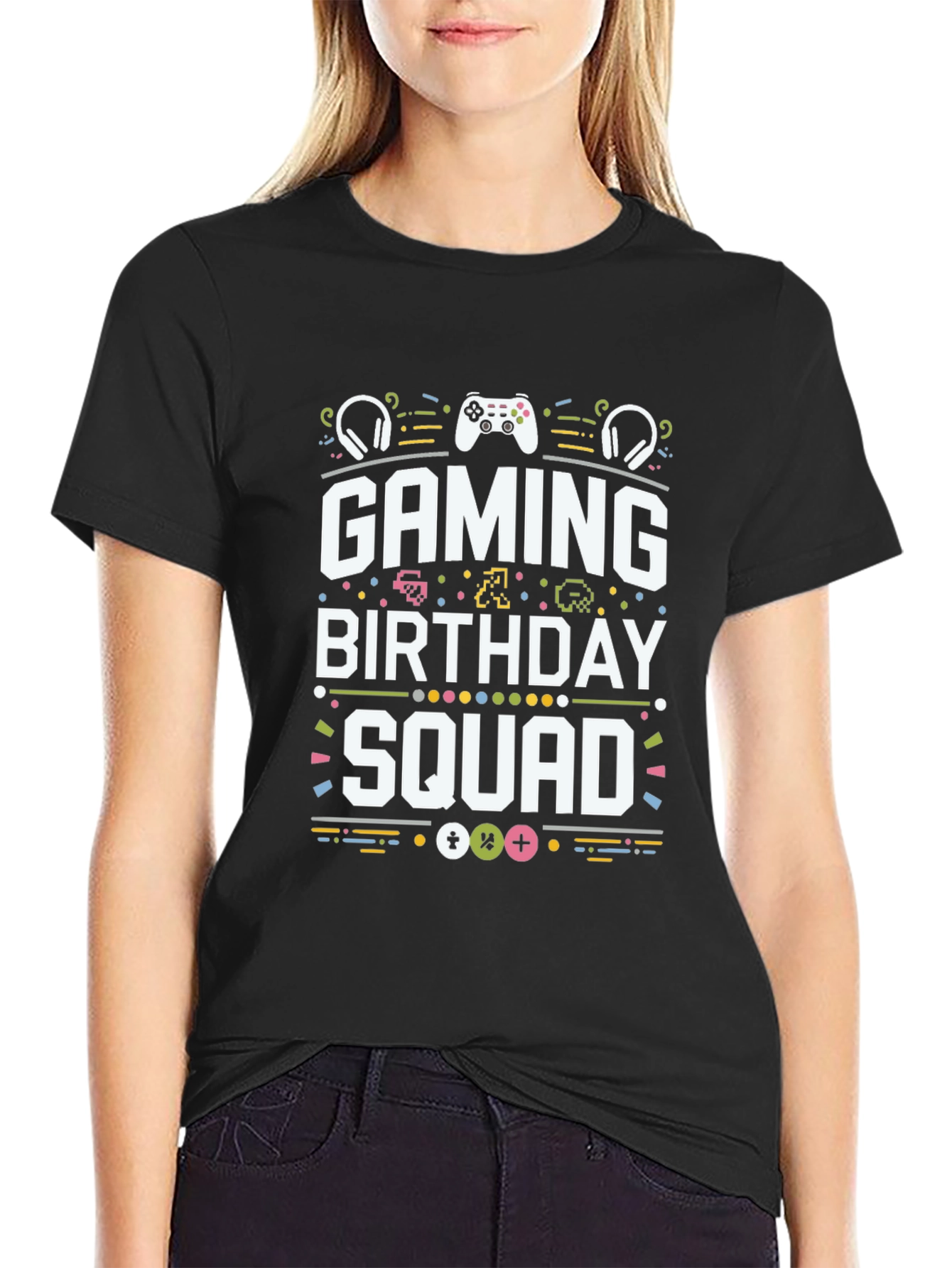 Gaming Birthday Squad Tee - Gamer Party T-Shirt