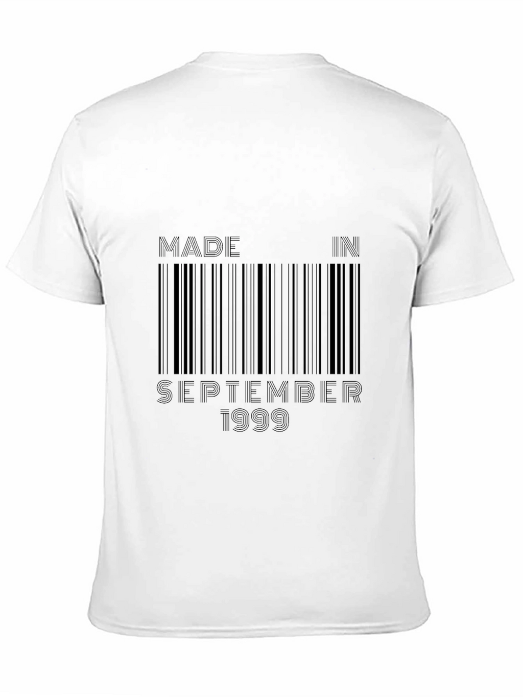 Made in September 1999 Barcode T-Shirt