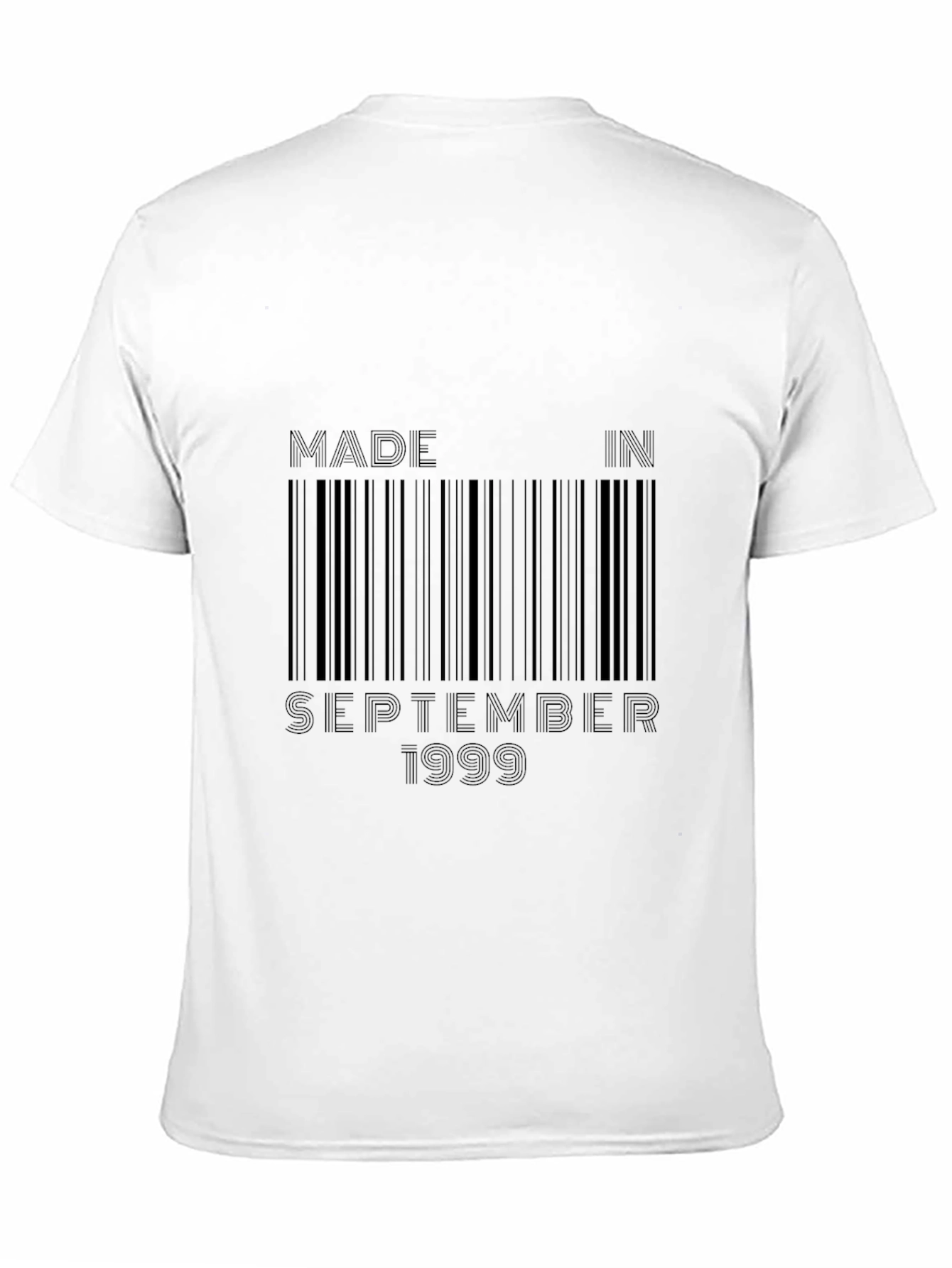 Made in September 1999 Barcode T-Shirt