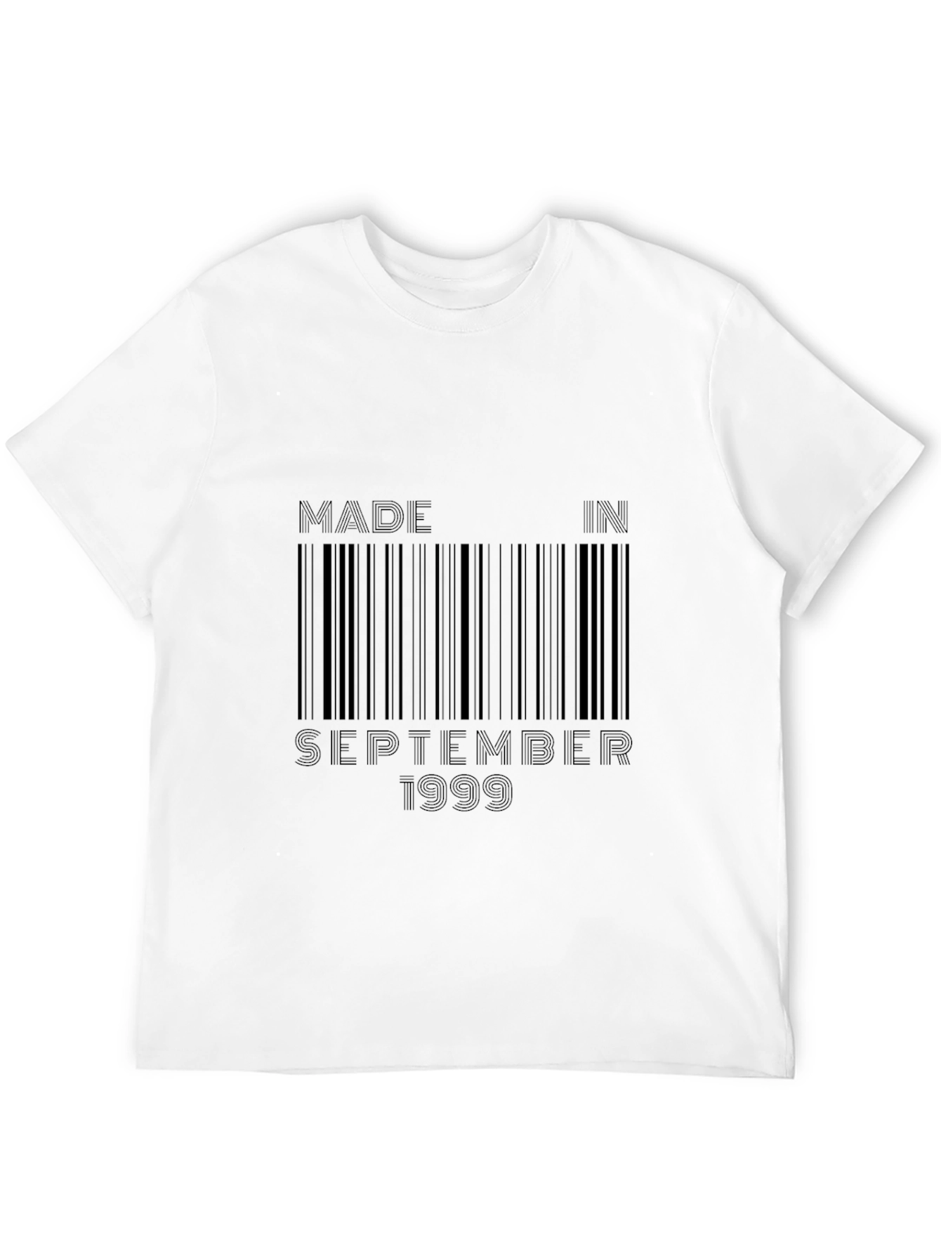 Made in September 1999 Barcode T-Shirt