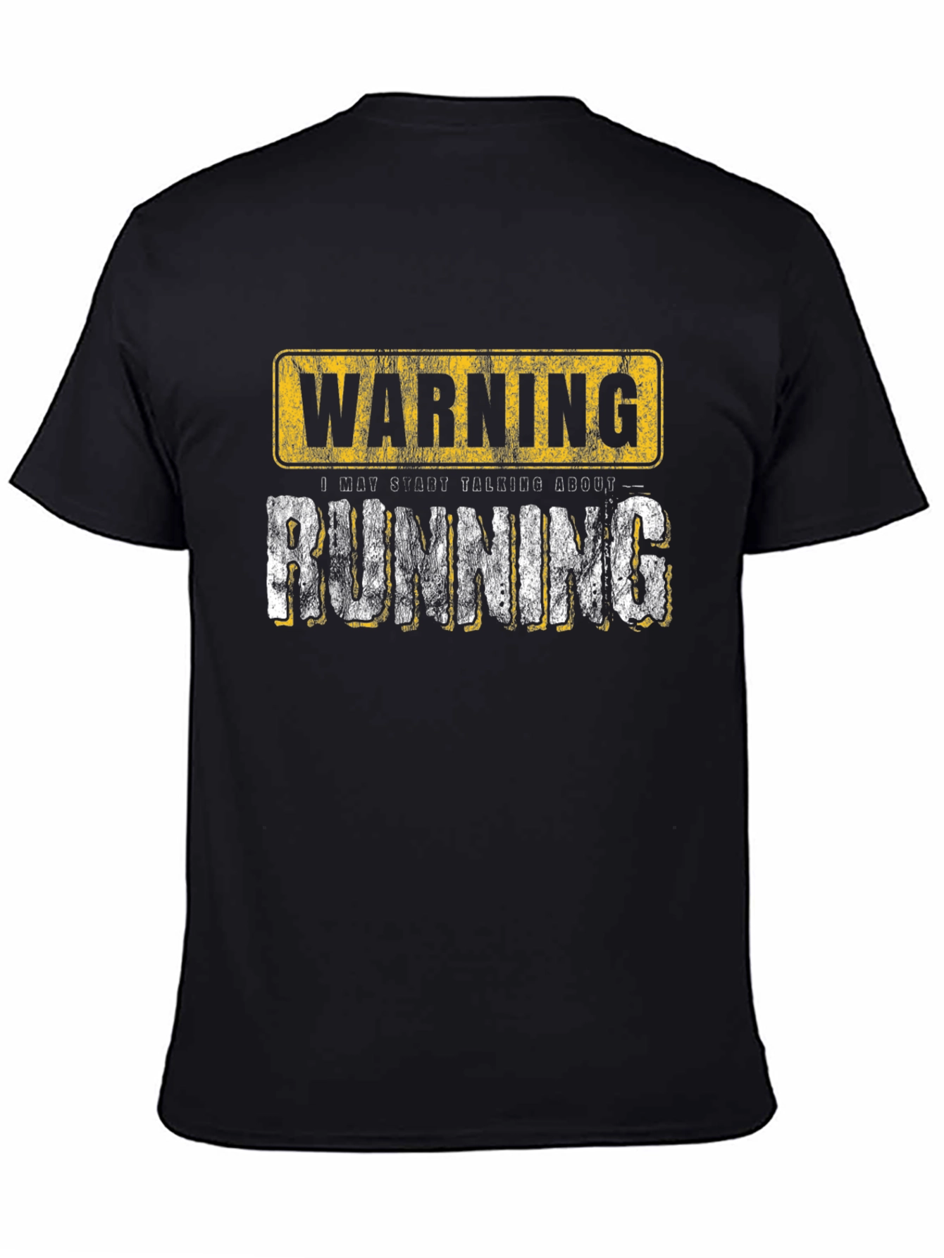 Warning Running Graphic T-Shirt