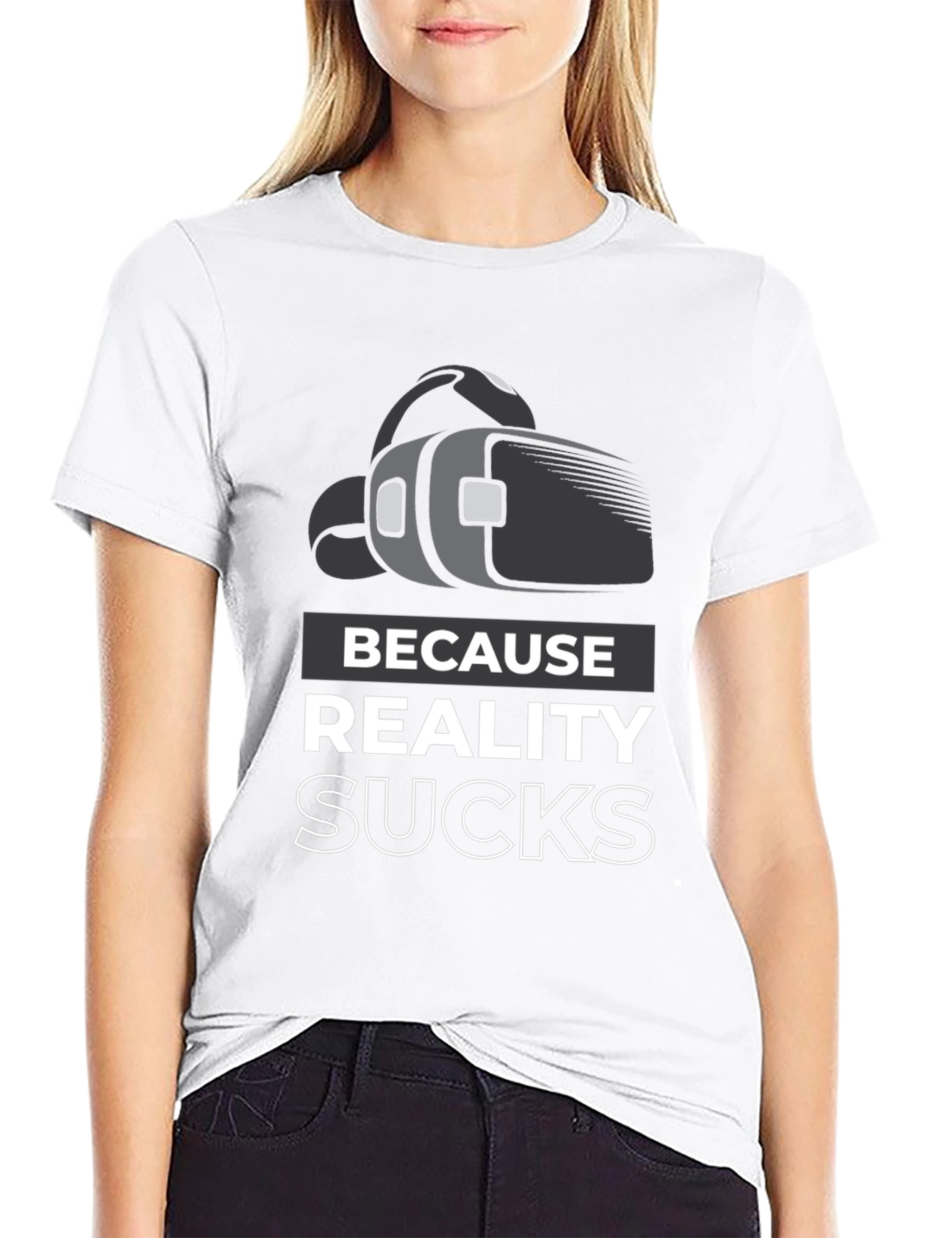 Reality Sucks VR T-Shirt - Gamer Tee