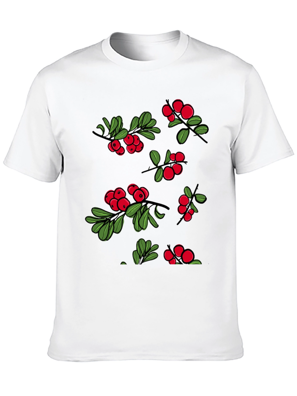 Berry Design Black T-Shirt