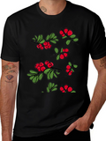 Berry Design Black T-Shirt
