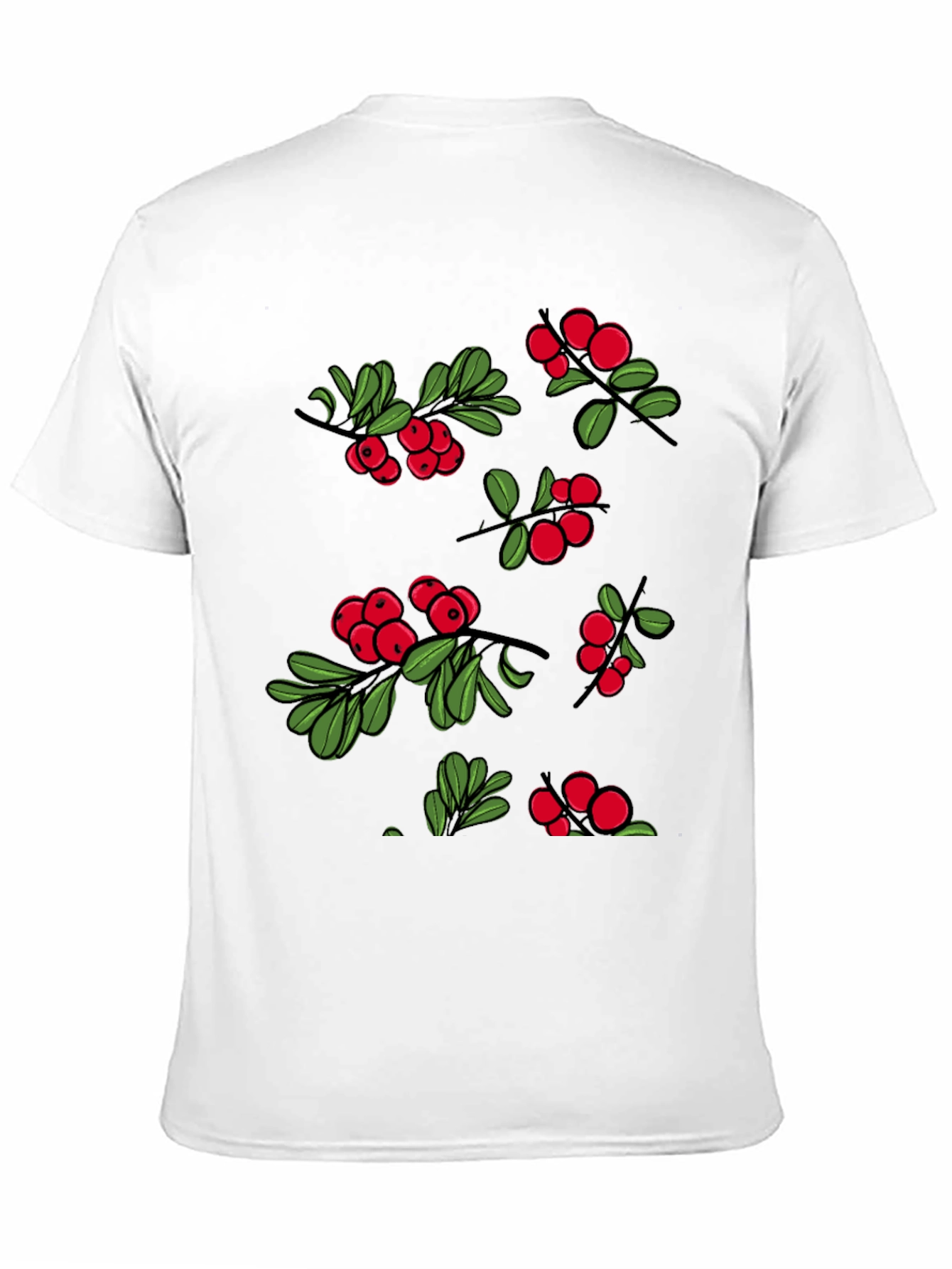 Berry Design Black T-Shirt