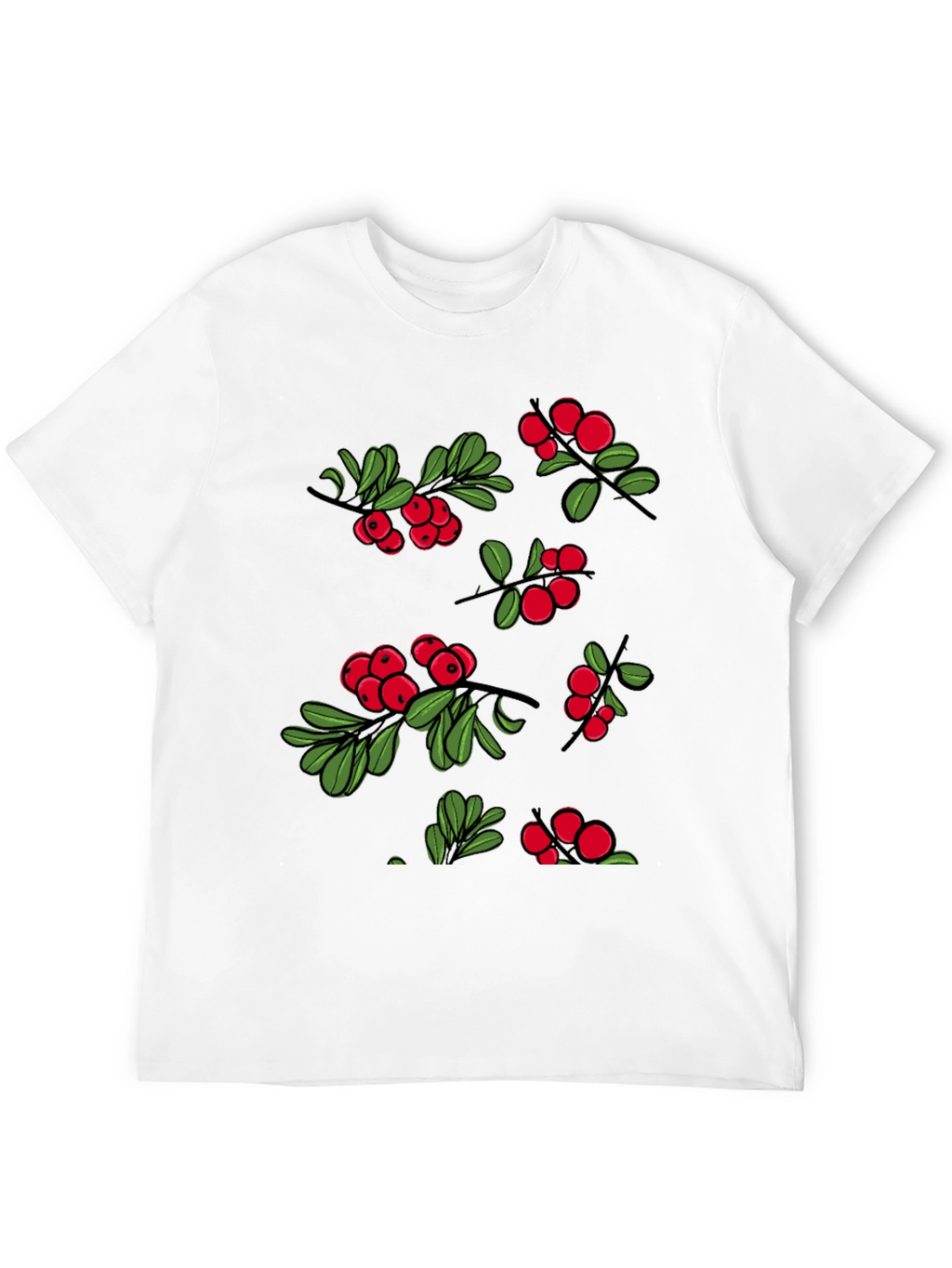 Berry Design Black T-Shirt