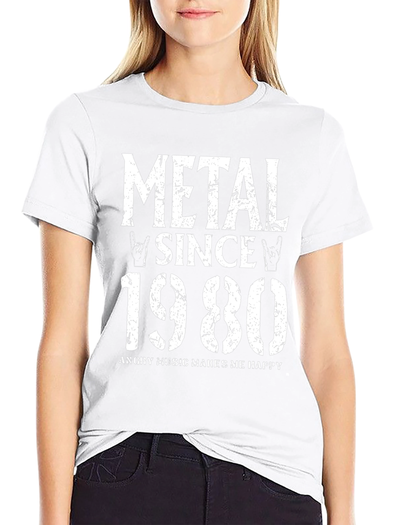 Metal Since 1980 Graphic Tee - Rock Music Fan T-Shirt