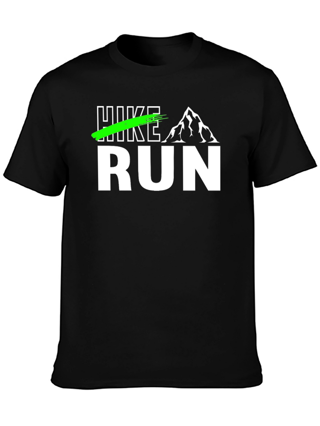 Hike Run Mountain Graphic Tee