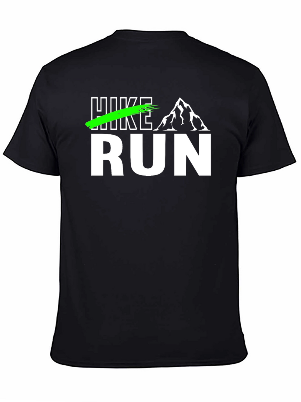 Hike Run Mountain Graphic Tee