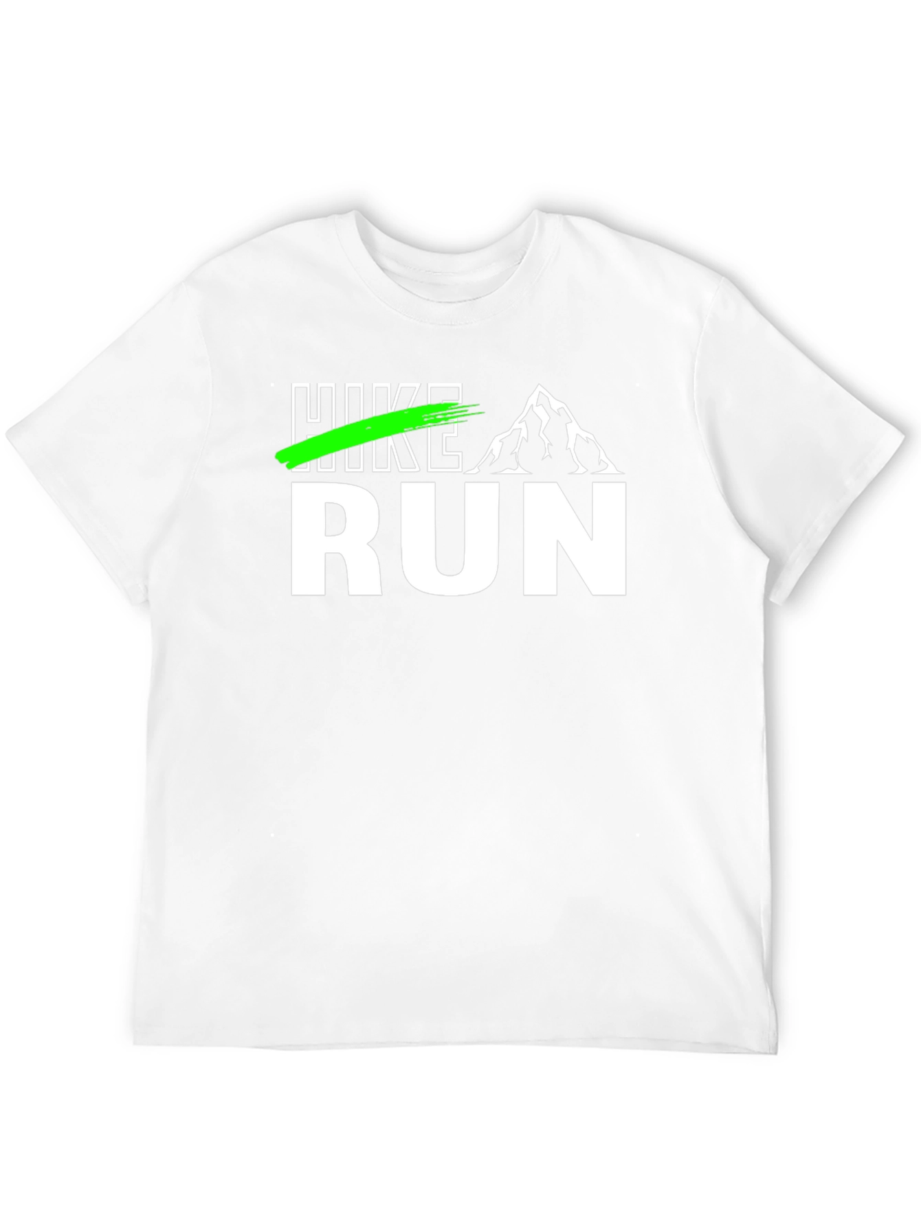 Hike Run Mountain Graphic Tee
