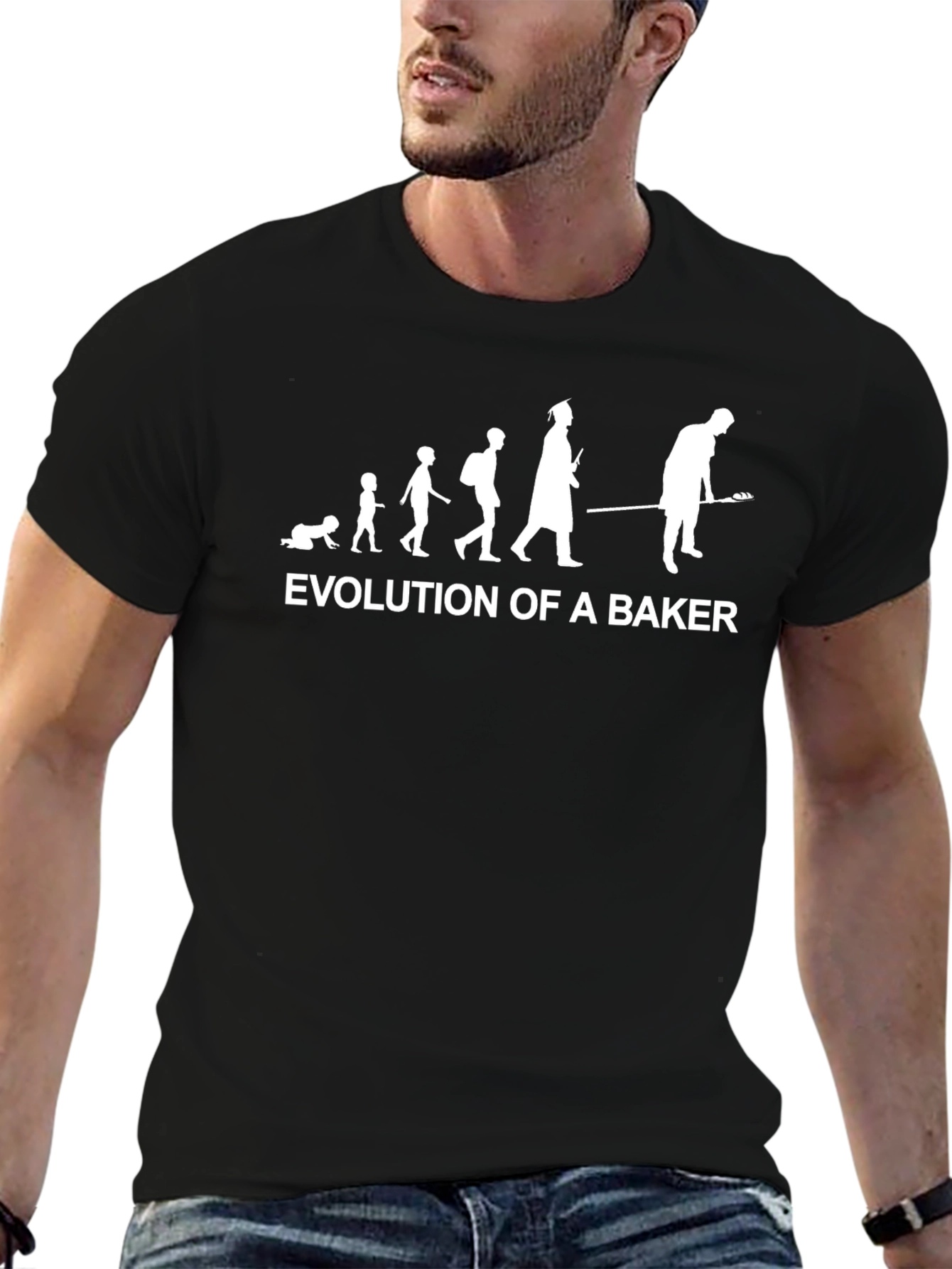 Evolution of a Baker Black T-Shirt